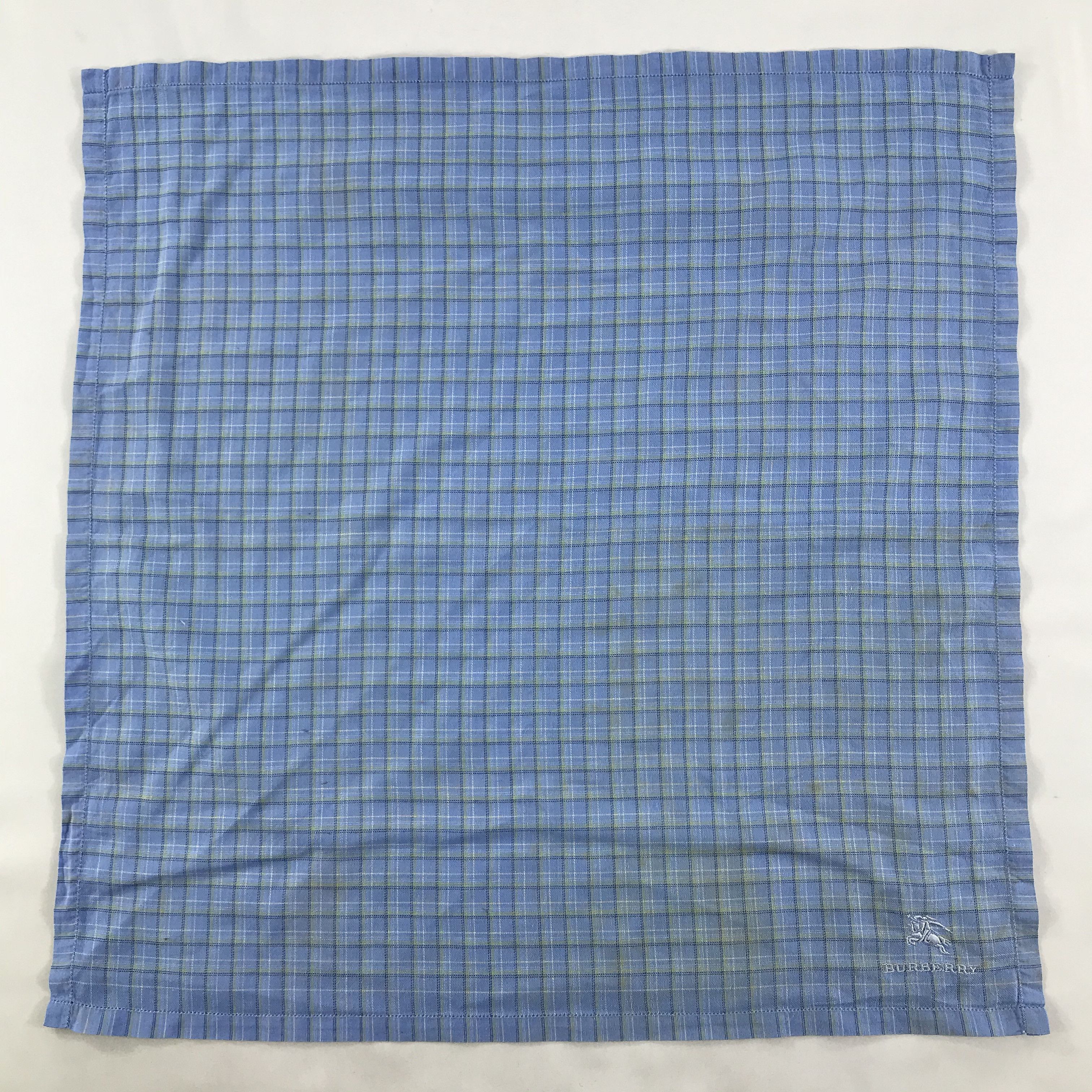 Burberry × Vintage Burberry Bandana / Handkerchief / Neckerchief - S1702 Size ONE SIZE - 1 Thumbnail