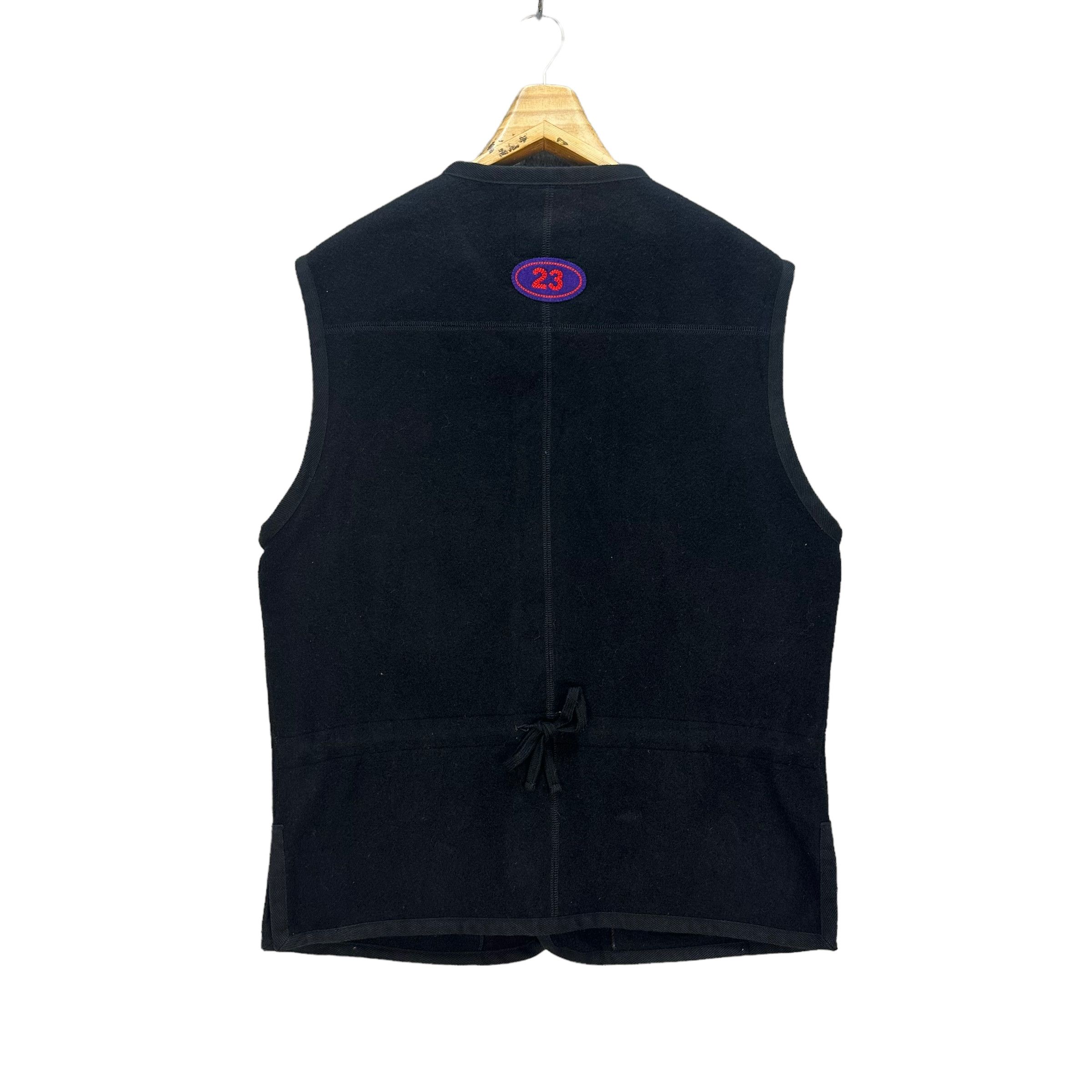 Japanese Brand PAPAS & SON WOOL BLEND VEST #8114-202 Size US S / EU 44-46 / 1 - 10 Thumbnail