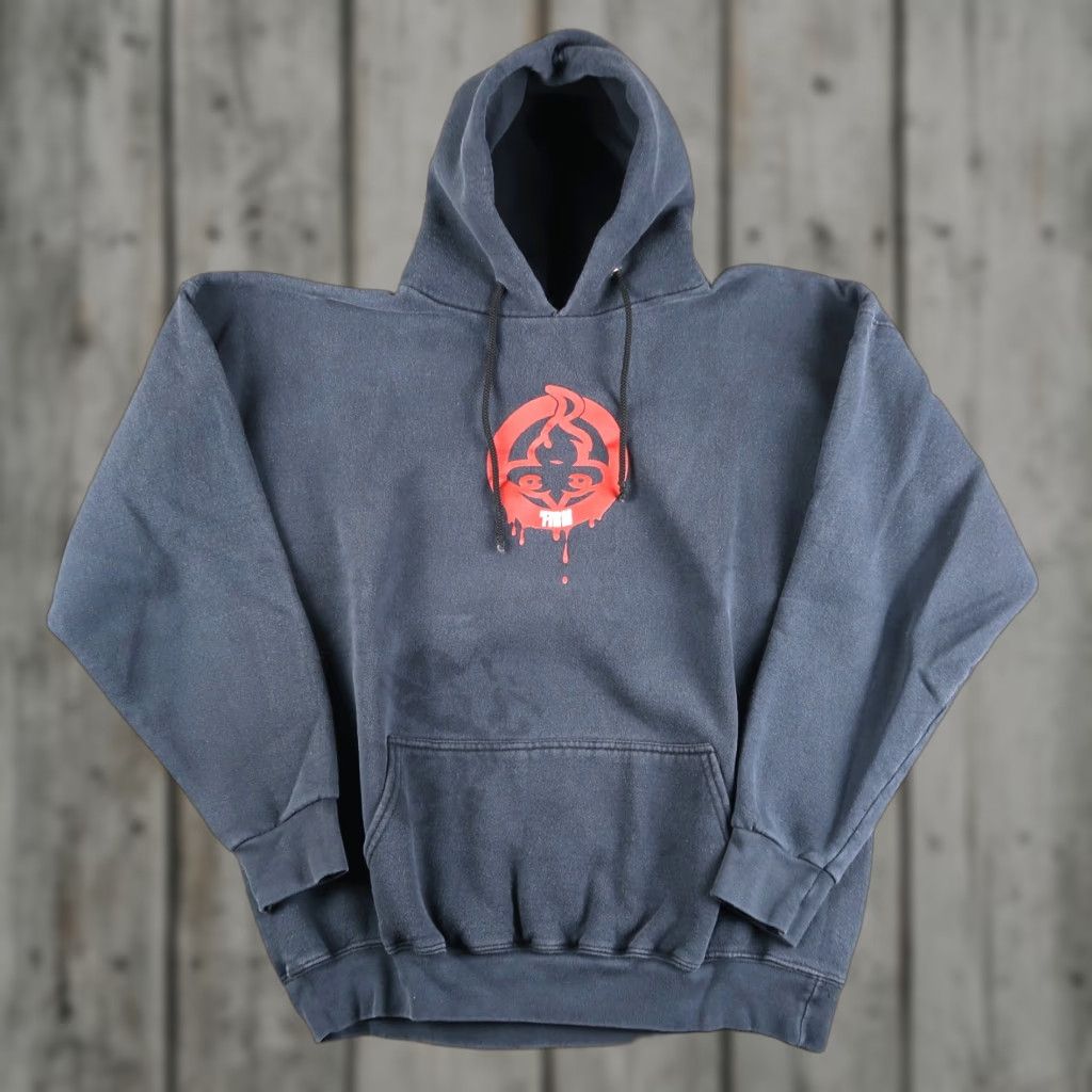 Vintage VINTAGE The Firm Skateboards Hoodie Mens L Black 90s Fleece Hooded Pullover Sweatshirt USA Made Size US L / EU 52-54 / 3 - 1 Thumbnail