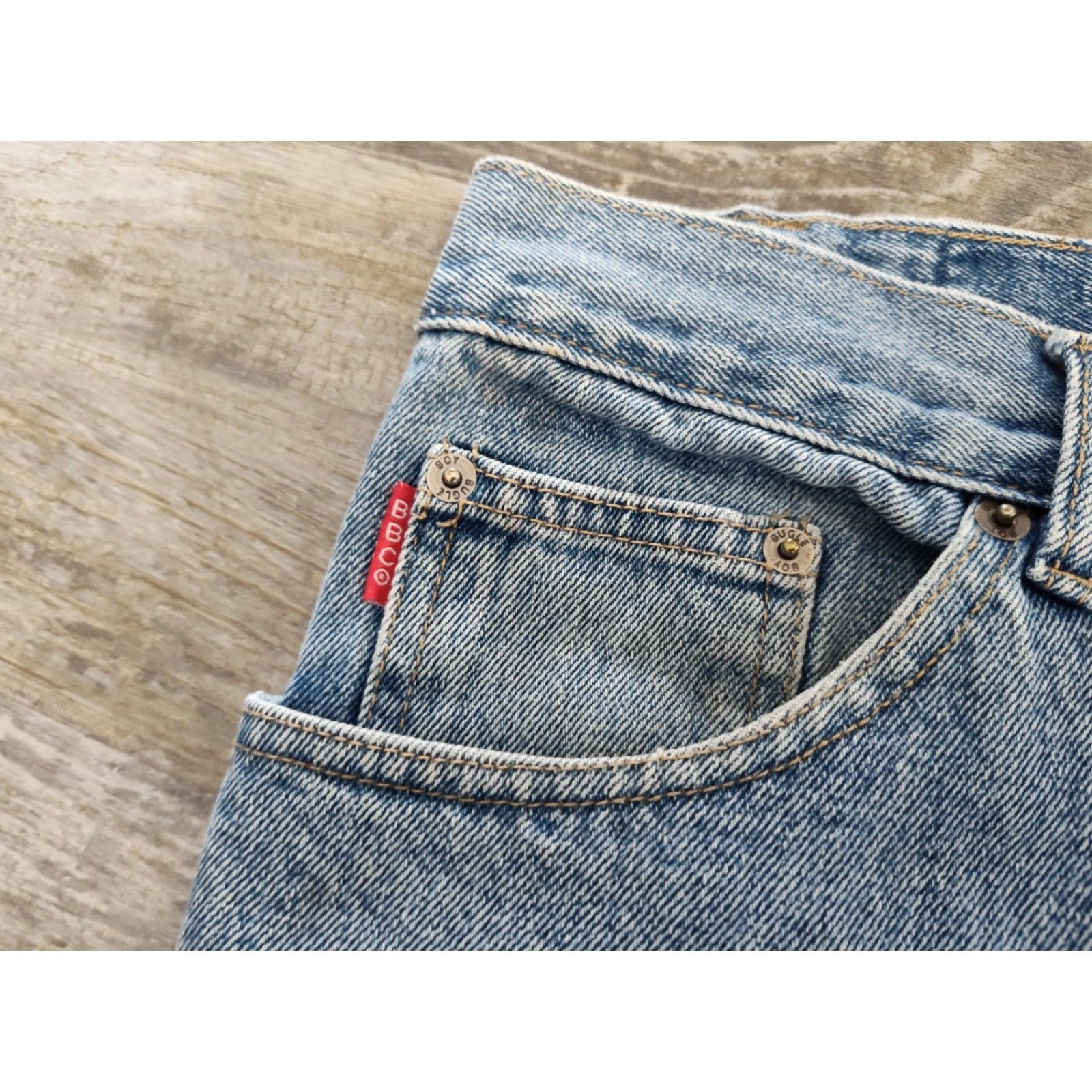 Bugle Boy VINTAGE Bugle Boy 765 Men’s Jeans 36x32 Light Wash Straight Leg Relaxed Fit 90s Grunge Size US 36 / EU 52 - 6 Thumbnail