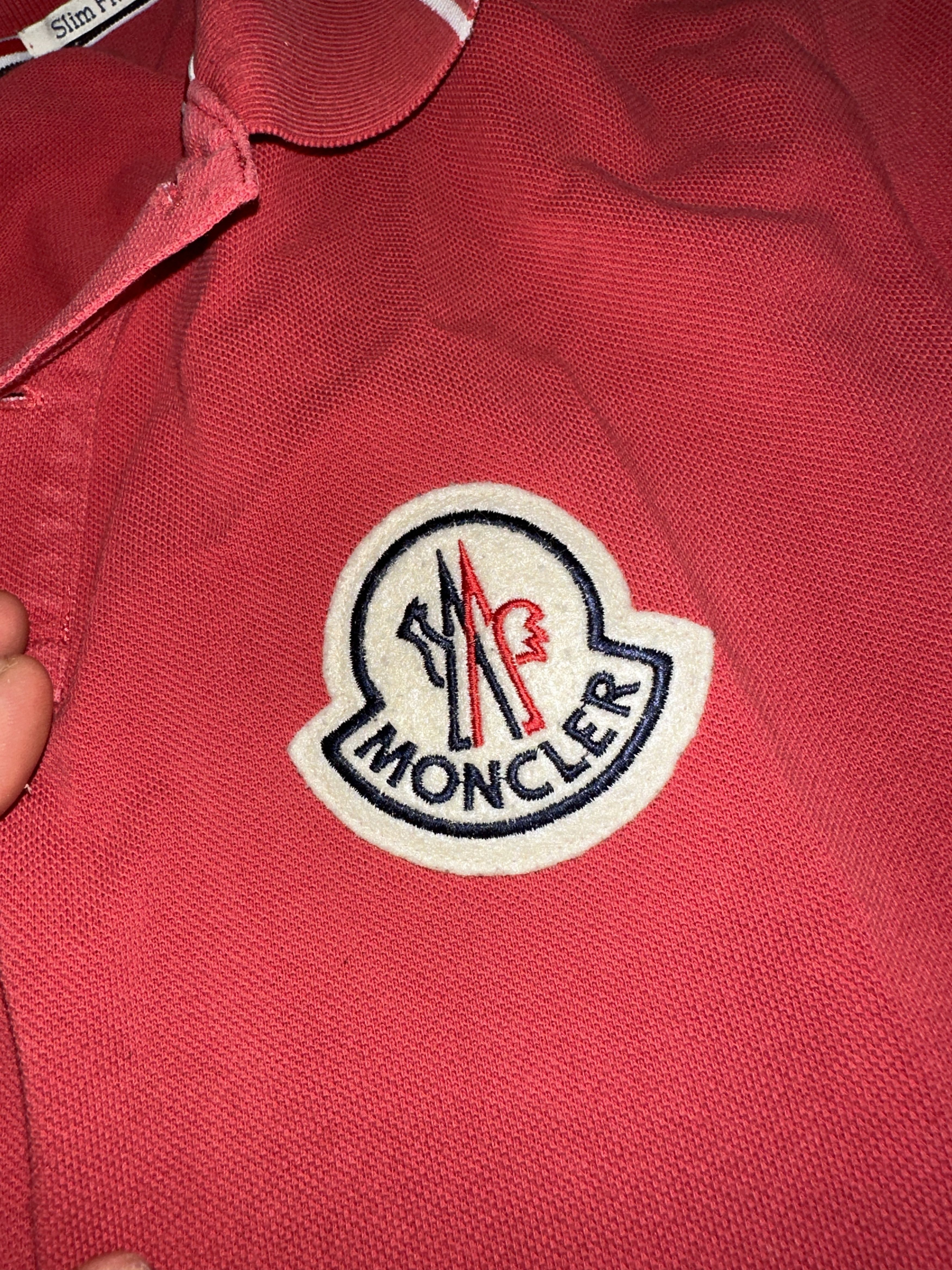 Moncler Moncler Polo Blouse Casual Short Sleeve Tee SlimFit Size L Size US L / EU 52-54 / 3 - 16 Thumbnail