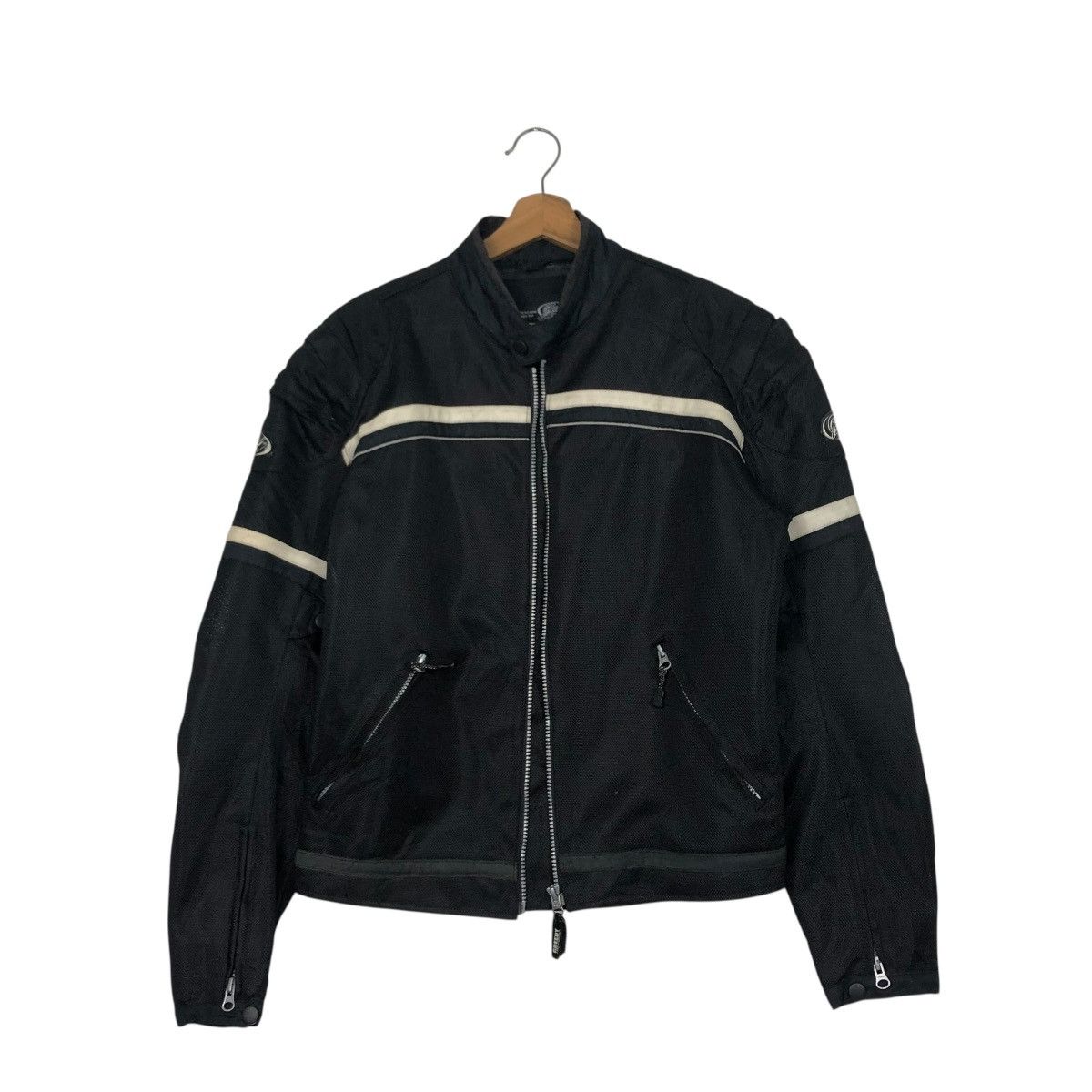 Japanese Brand 🔥RICH BLACK VINTAGE RACING BIKER JACKET GREEDY BIG LOGO Size US M / EU 48-50 / 2 - 3 Thumbnail