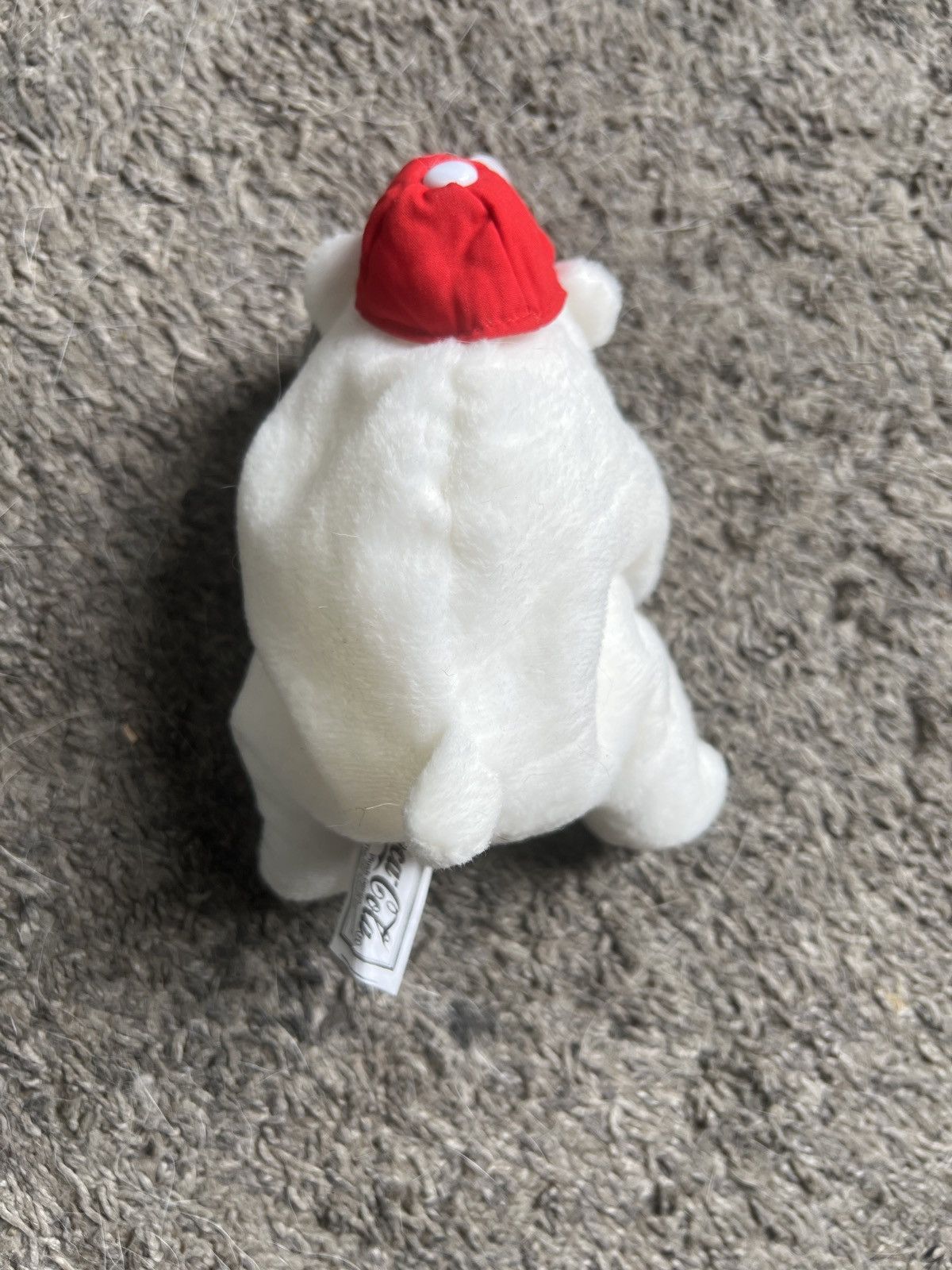 Coca Cola 1997 Coca-Cola Polar Bear In Baseball Cap Bean Bag Plush Size ONE SIZE - 2 Thumbnail