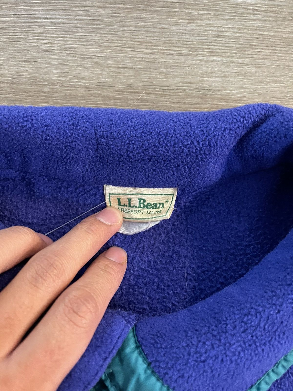 Japanese Brand × L.L. Bean × Vintage Vintage Fleece Sweater by L.L. Bean Boxy Size US L / EU 52-54 / 3 - 4 Thumbnail