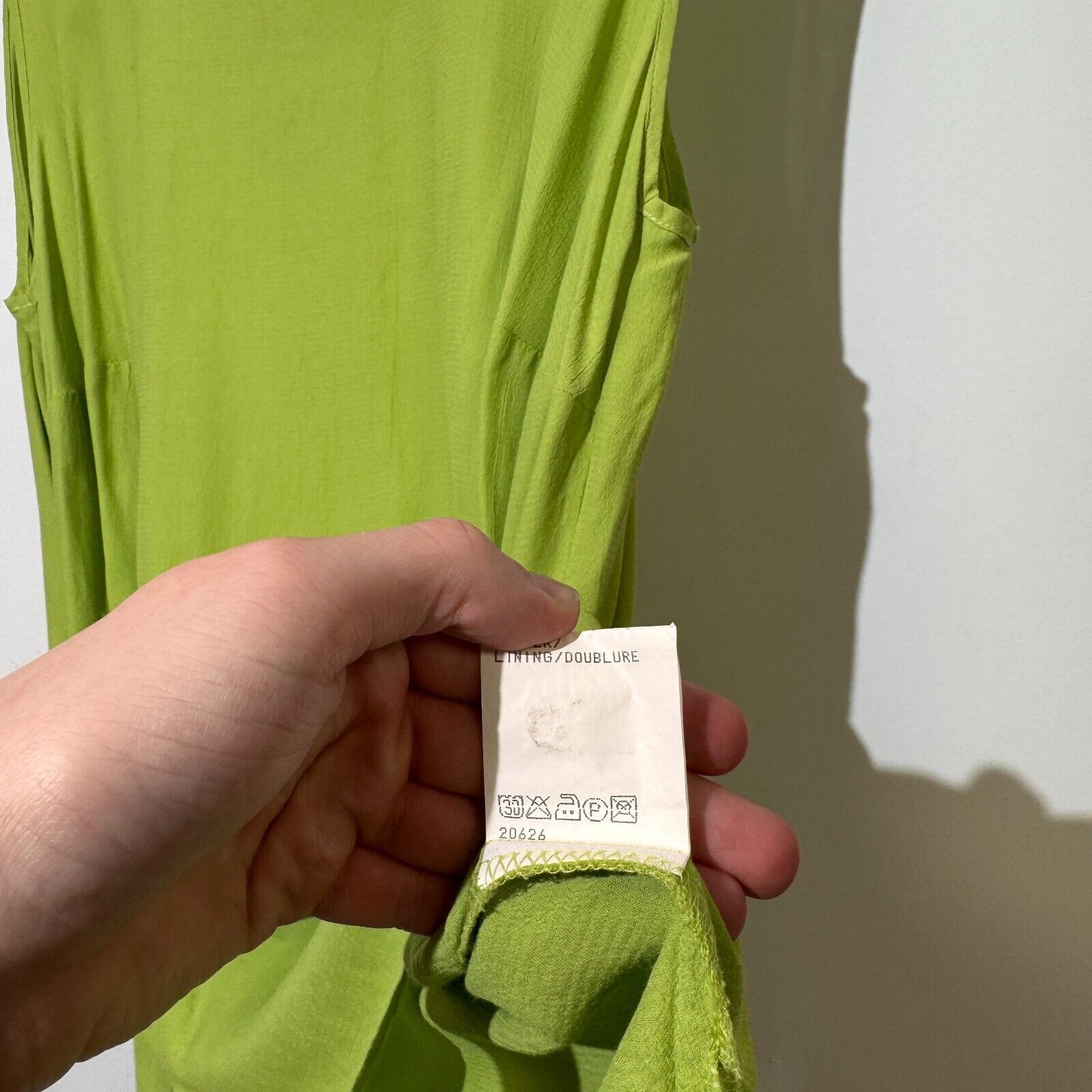 Givenchy × Vintage Vintage Givenchy Unisex Green Viscose Dress Size 18W Size L / US 10 / IT 46 - 11 Thumbnail