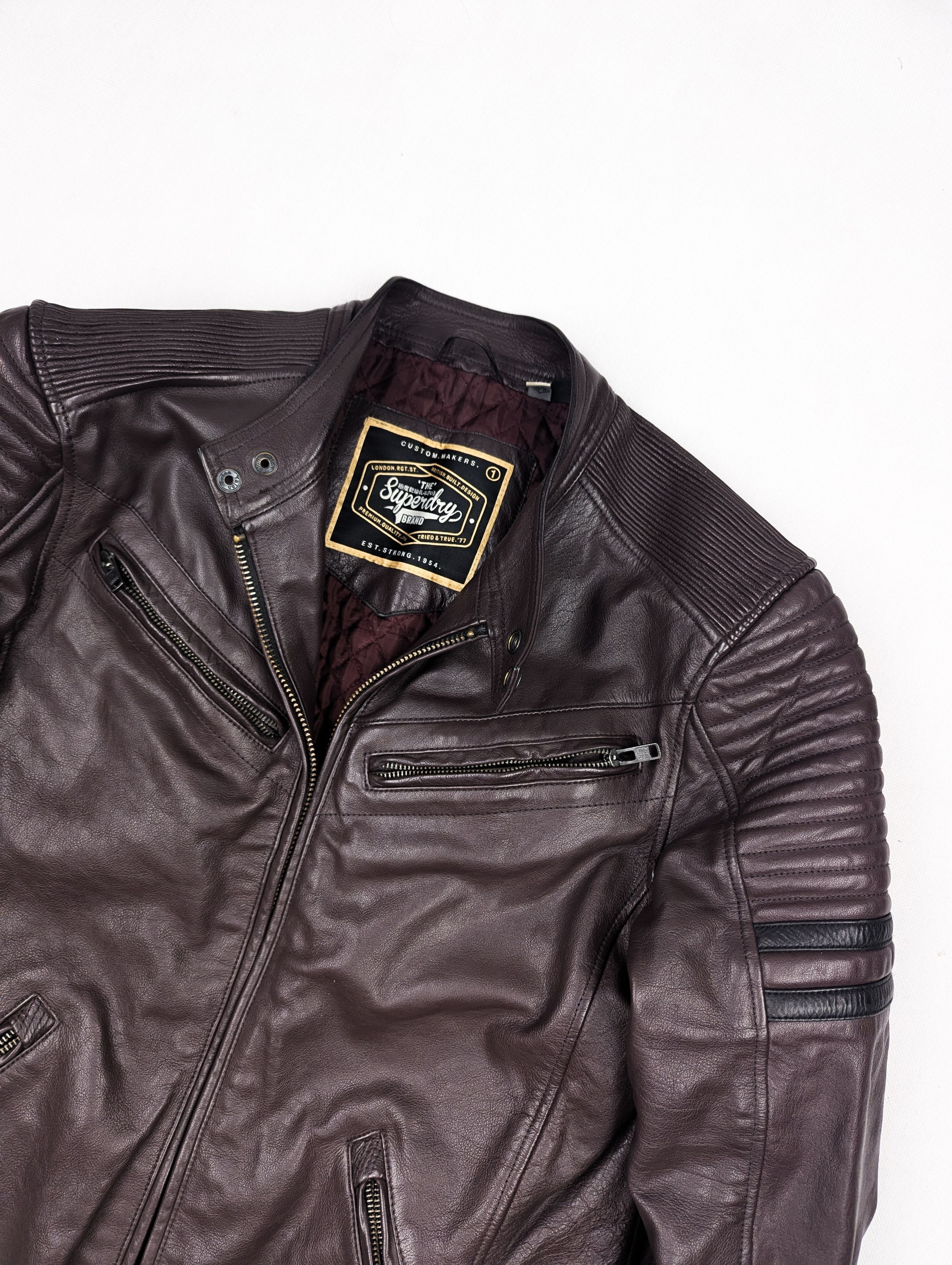 Superdry Superdry leather biker jacket XL Size US XL / EU 56 / 4 - 2 Thumbnail