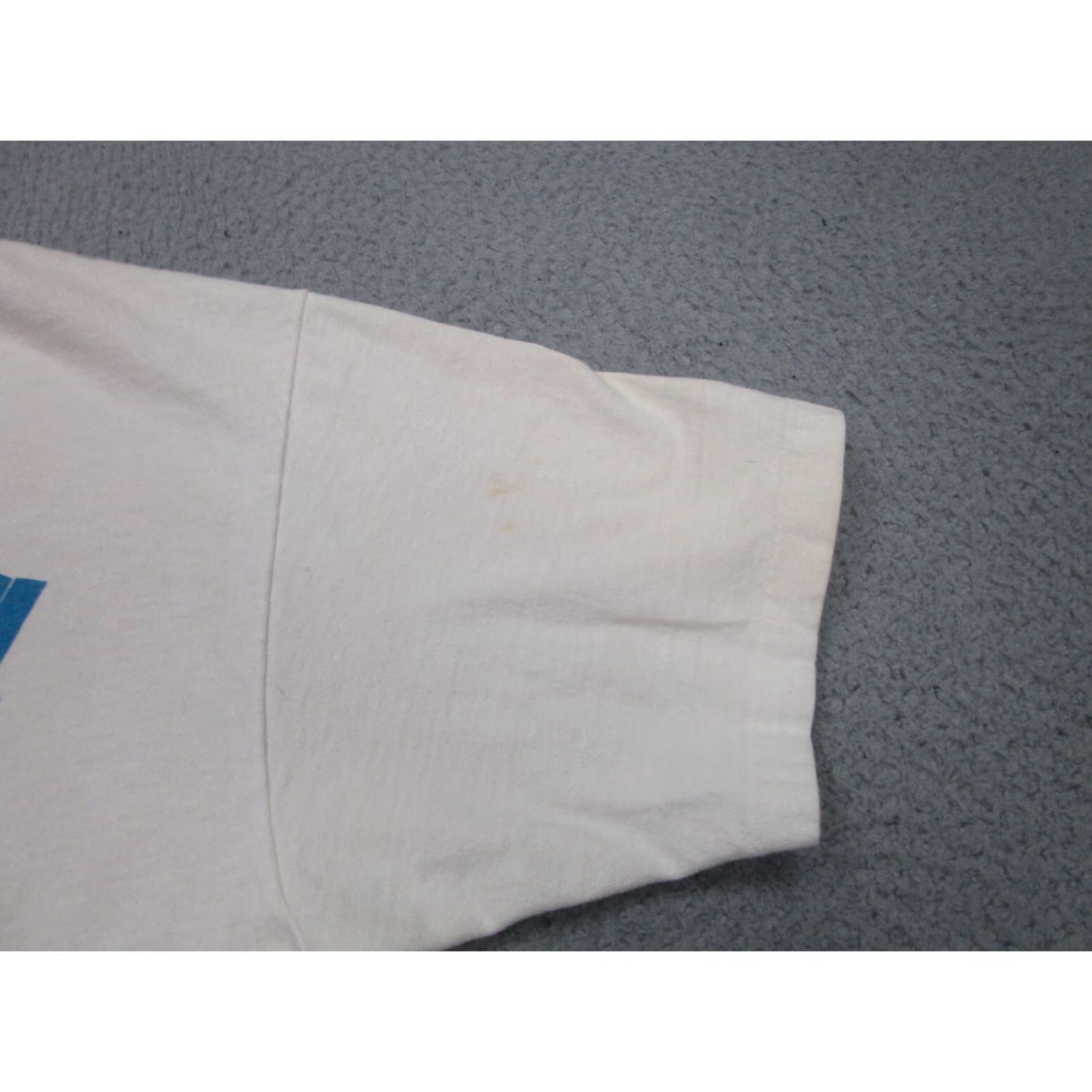 Hanes VINTAGE Hanes T-Shirt Mens XL White 90s Hip Hop Size US XL / EU 56 / 4 - 4 Thumbnail