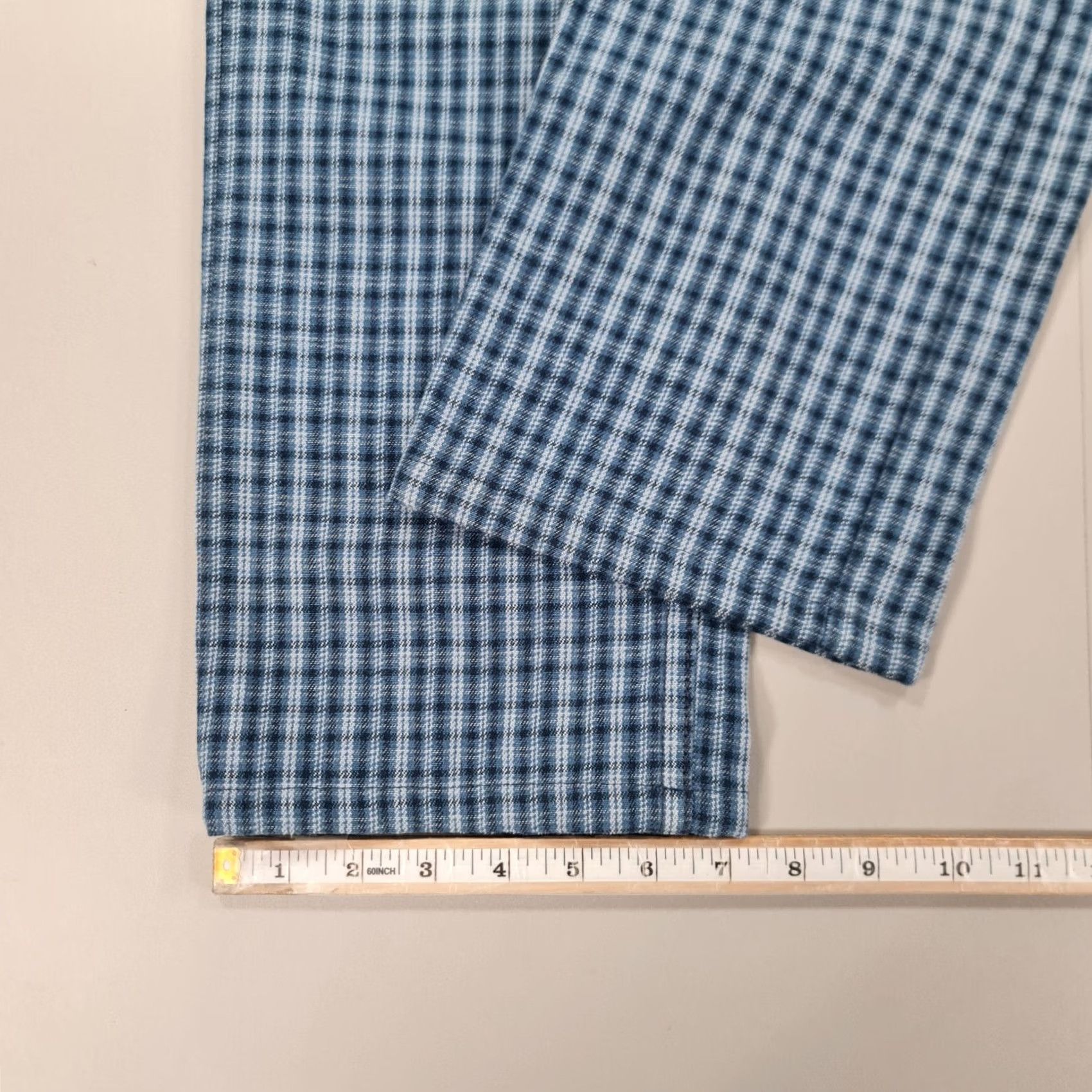 Levi's Levi's Jeans Blue Check 5-Pocket Straight Button Fly W28 L26 Vintage Womens Canada Size 28" / US 6 / IT 42 - 7 Thumbnail