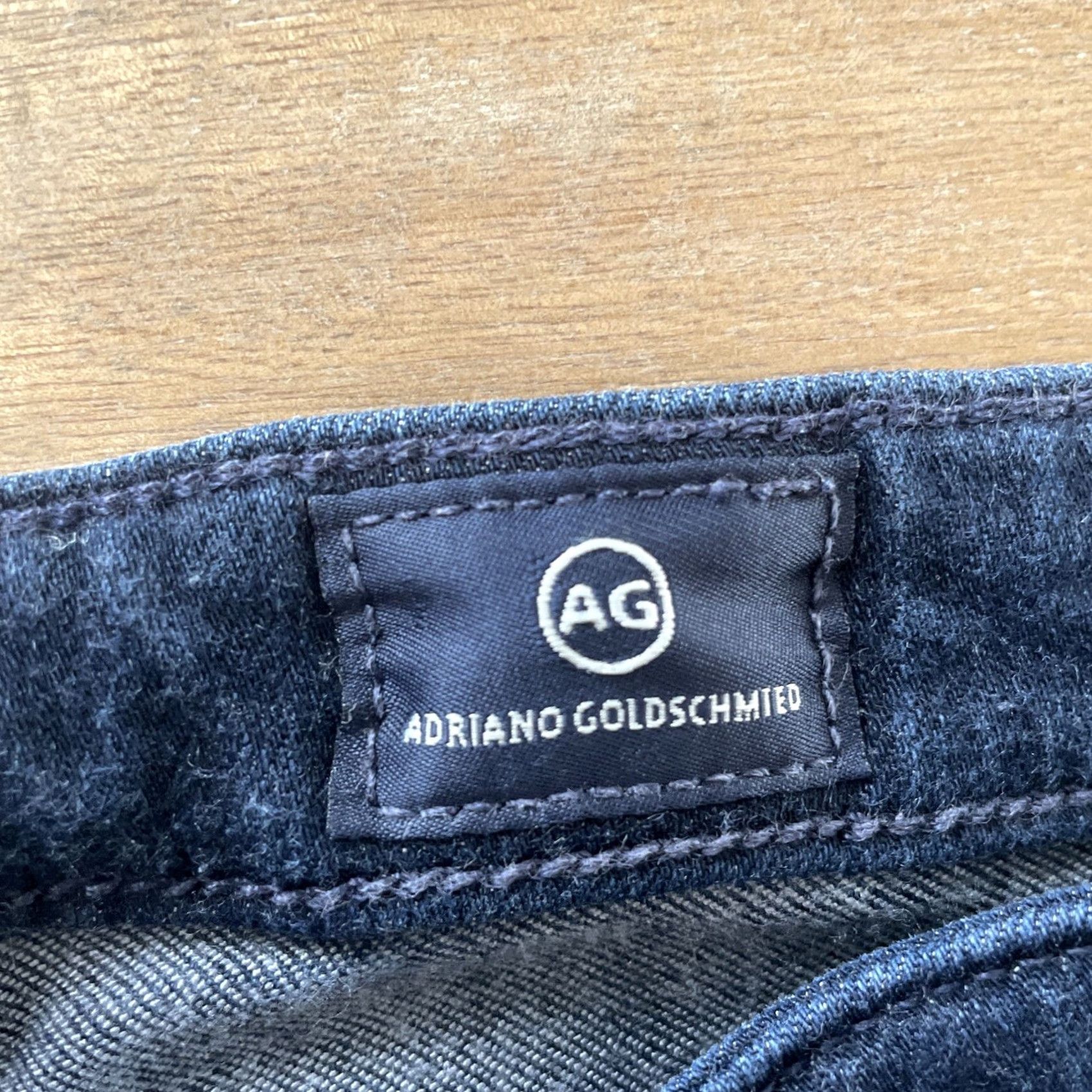 Vintage AG Adriano Goldschmied The Ballad Slim Boot Jeans Women 26x26 Denim Blue Slim Grounded USA 2000s Western City Rock Jeans Womens Size 26" / US 2 / IT 38 - 4 Thumbnail