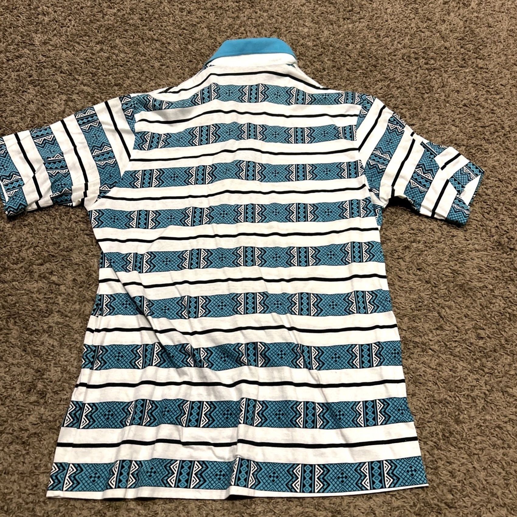 Vintage VINTAGE Par Four Shirt Mens M Novelty Golf Polo Thin All Over Print Dad Preppy A13 Size US M / EU 48-50 / 2 - 3 Thumbnail