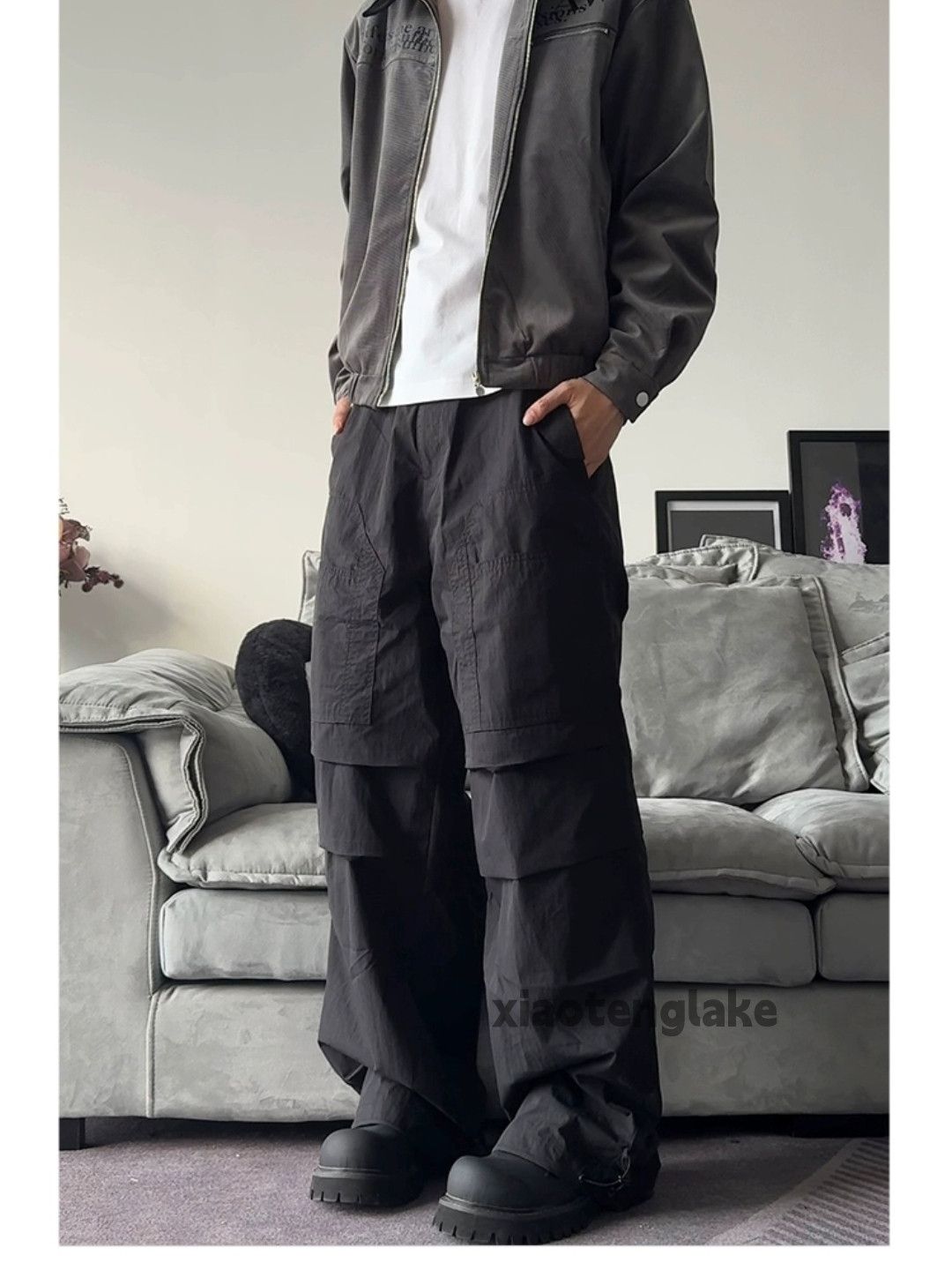 Designer × Japanese Brand × Vintage utility military outdoor loose baggy hiphop cargo pants Size US 32 / EU 48 - 4 Thumbnail