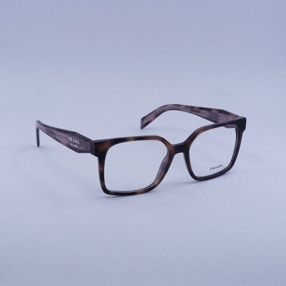 Prada Prada PRB03V 23A1O1 Eyeglasses Havana Muave 54mm Square Size ONE SIZE - 4 Thumbnail