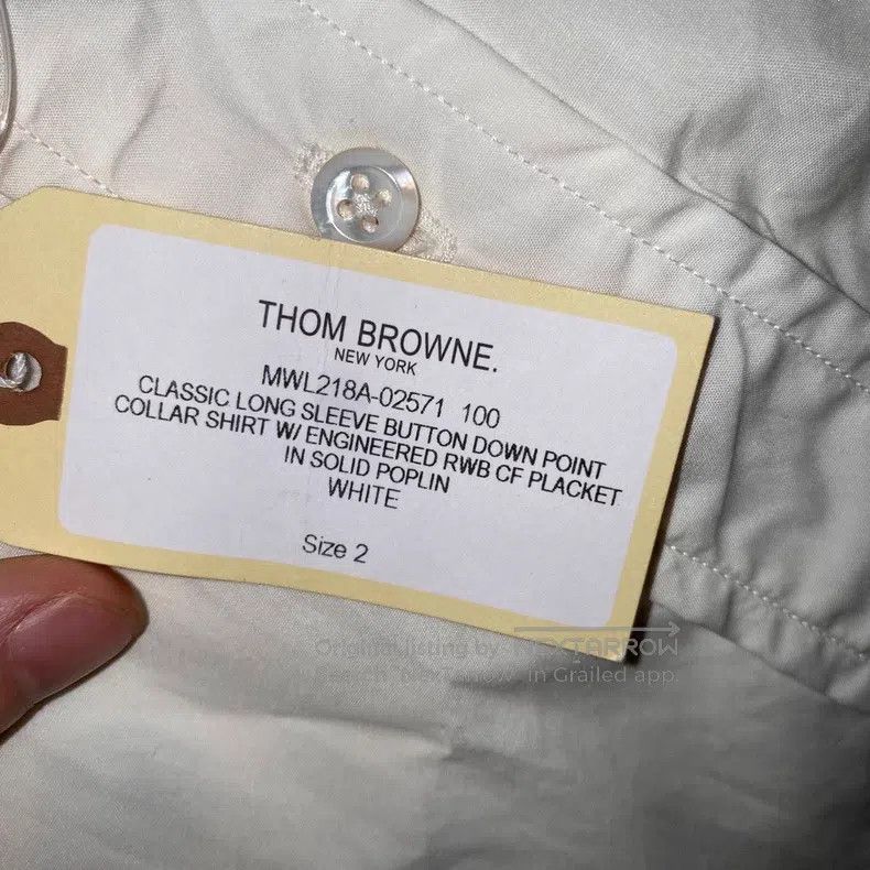 Thom Browne Thom Browne Collar color block shirt Size US M / EU 48-50 / 2 - 5 Thumbnail