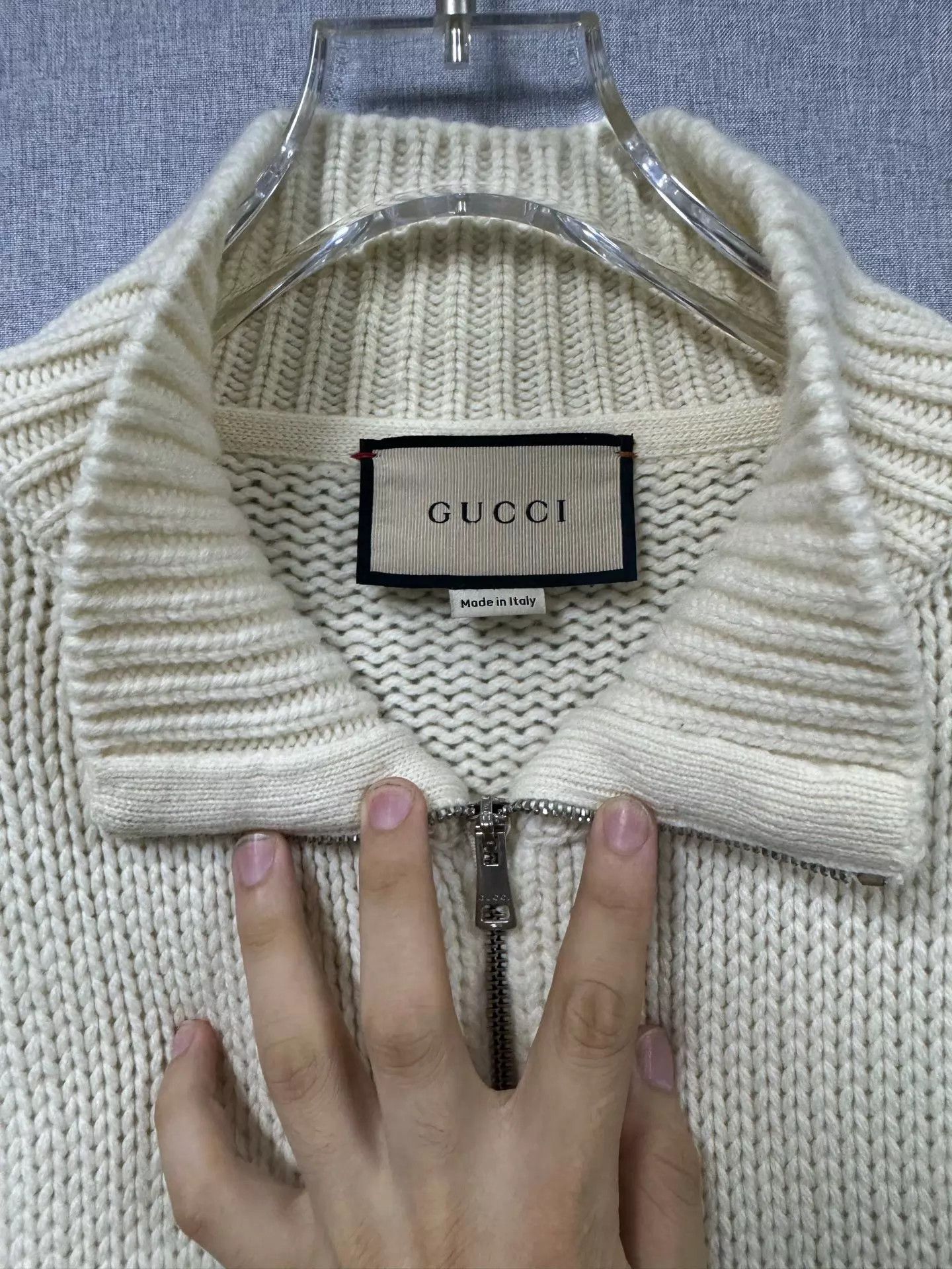 Gucci Gucci Knit Sweater Zip Jacket XL Size US XL / EU 56 / 4 - 4 Thumbnail