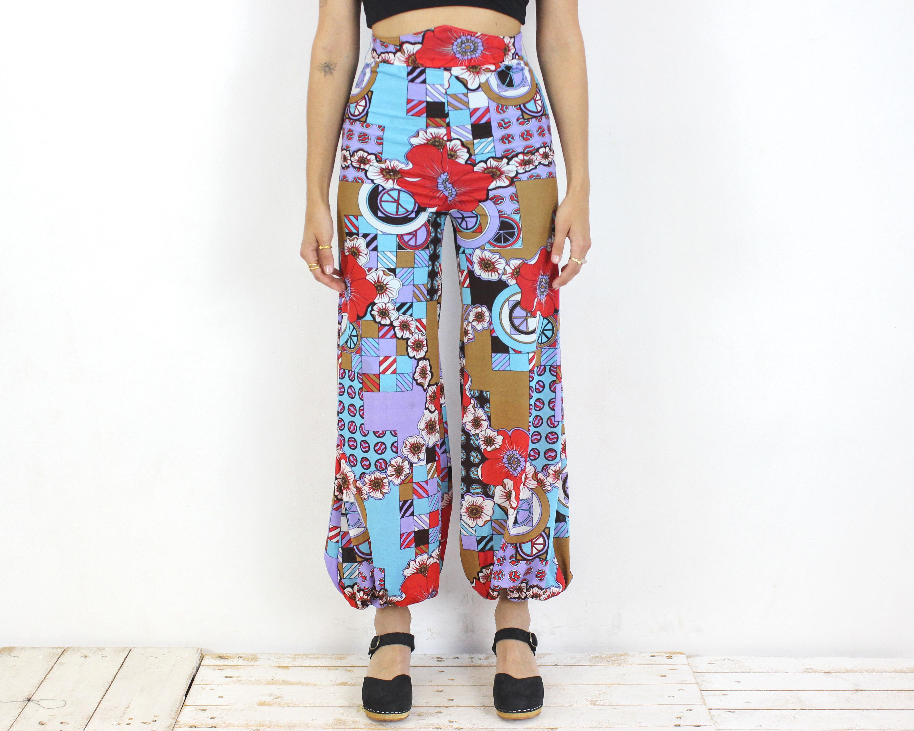 Vintage Vera Mont Paris S Pants Trousers joggers Hippie baggy relax Size 27" / US 4 / IT 40 - 3 Thumbnail