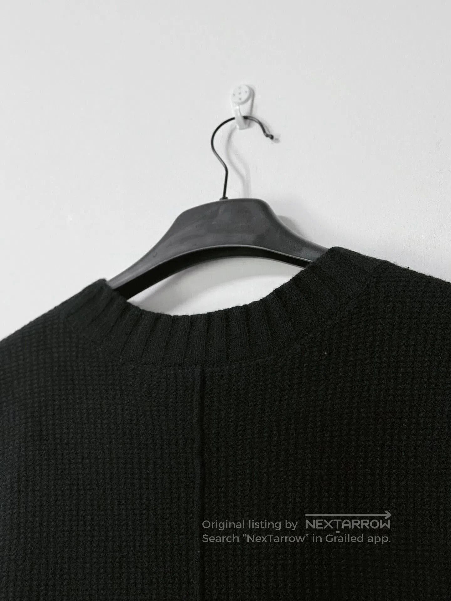 DUST Dark Avant-Garde Deconstructed Knit Vest. Size US L / EU 52-54 / 3 - 4 Thumbnail