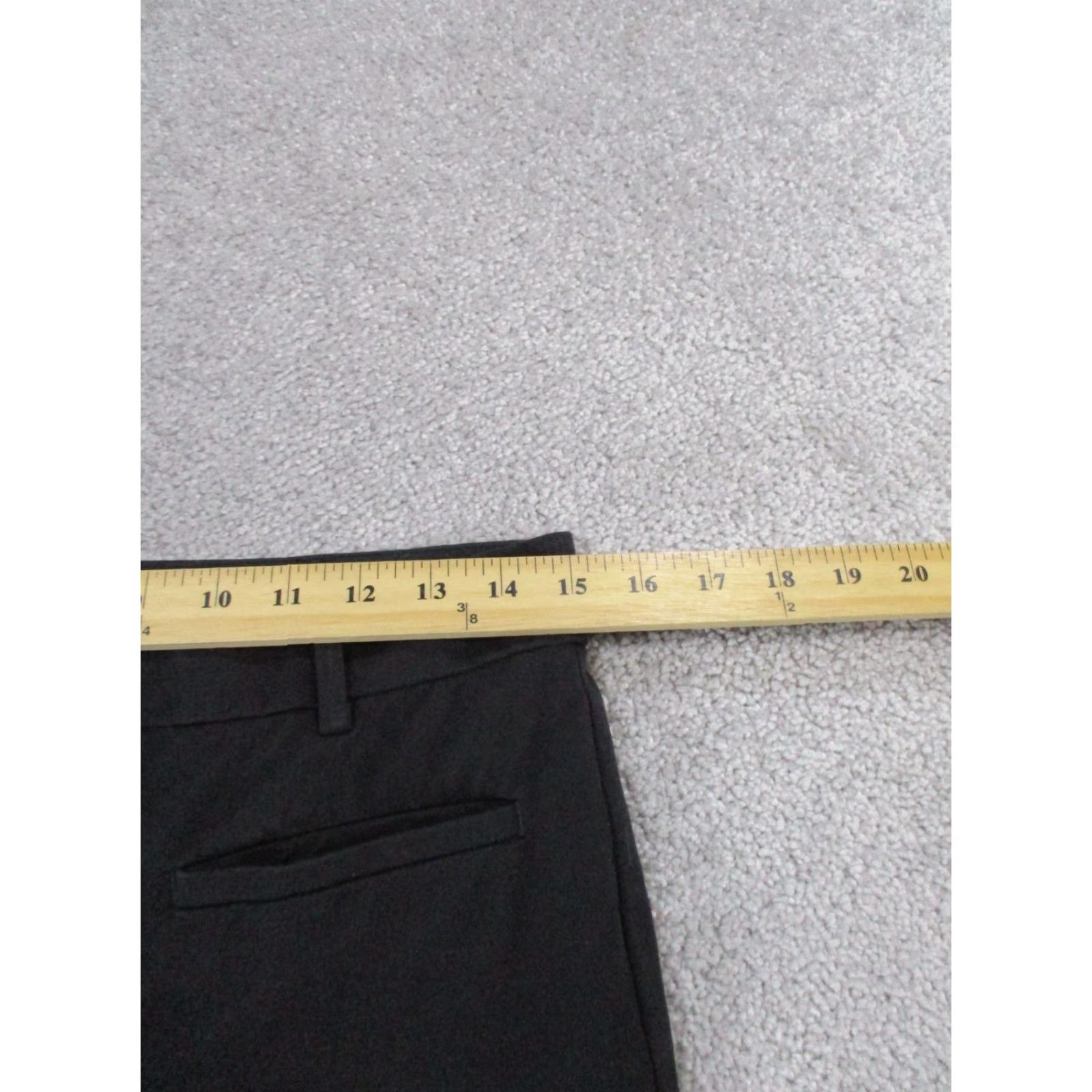 Anthropologie VINTAGE Maeve Anthropologie Dress Pants Womens 4 Black Straight Leg Adult Regular Knit Flat Front Solid 90s Mens Womens? Size 27" / US 4 / IT 40 - 7 Thumbnail