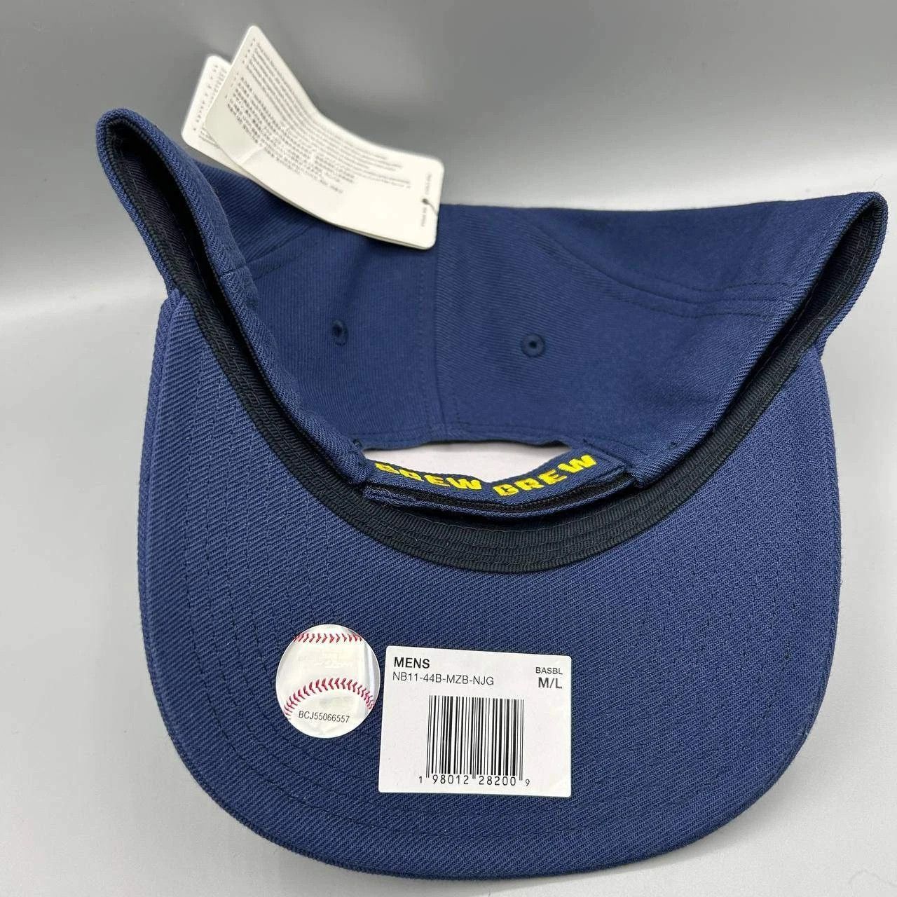 Nike Milwaukee Brewers x Nike Club Hat Men M-L Dri-Fit Strap Back Size ONE SIZE - 4 Thumbnail