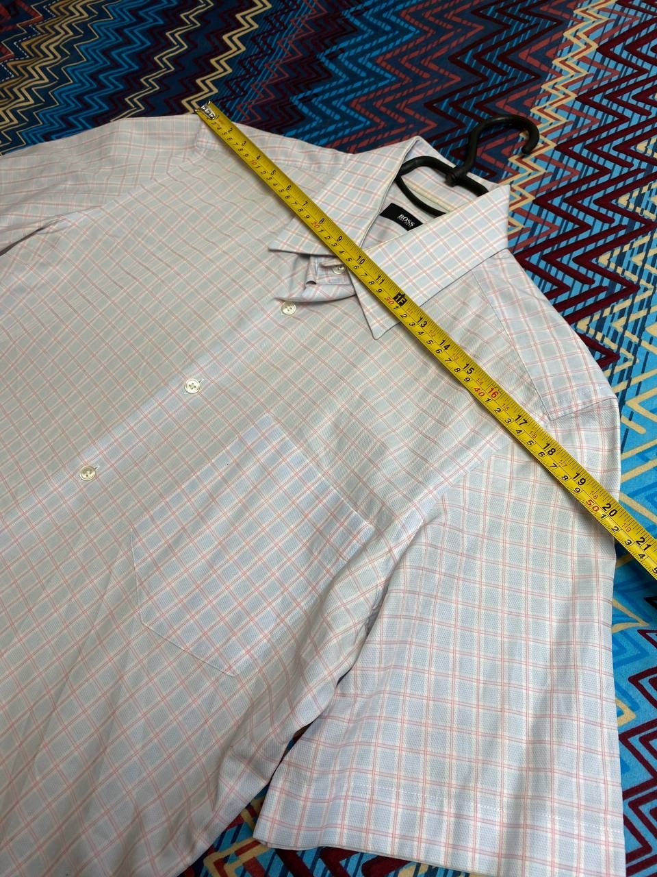 Hugo Boss Vintage Y2K shirt with short sleeves Hugo Boss streetwear Size US M / EU 48-50 / 2 - 12 Thumbnail