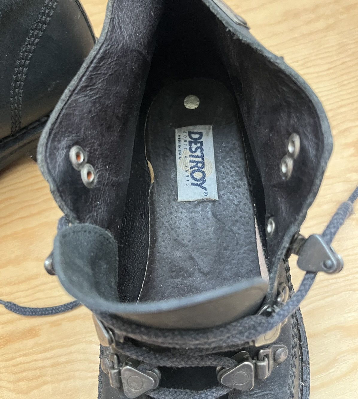 Other VINTAGE 90s DESTROY Boots - Men's US 10.5-11 / EU 43-44 Size US 10 / EU 43 - 5 Thumbnail