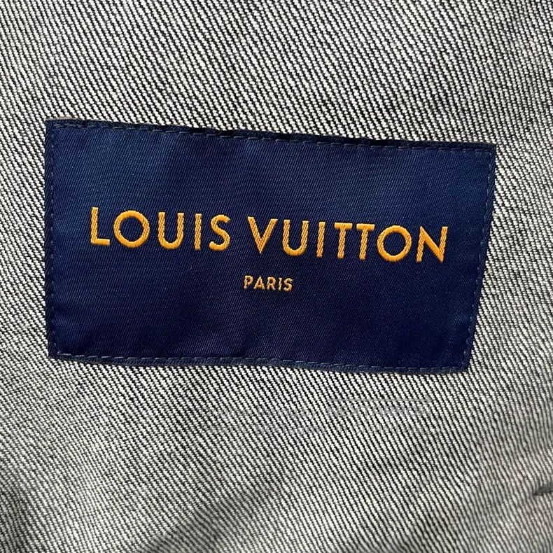 Louis Vuitton Louis Vuitton Full Logo Denim Jacket Size US M / EU 48-50 / 2 - 6 Thumbnail