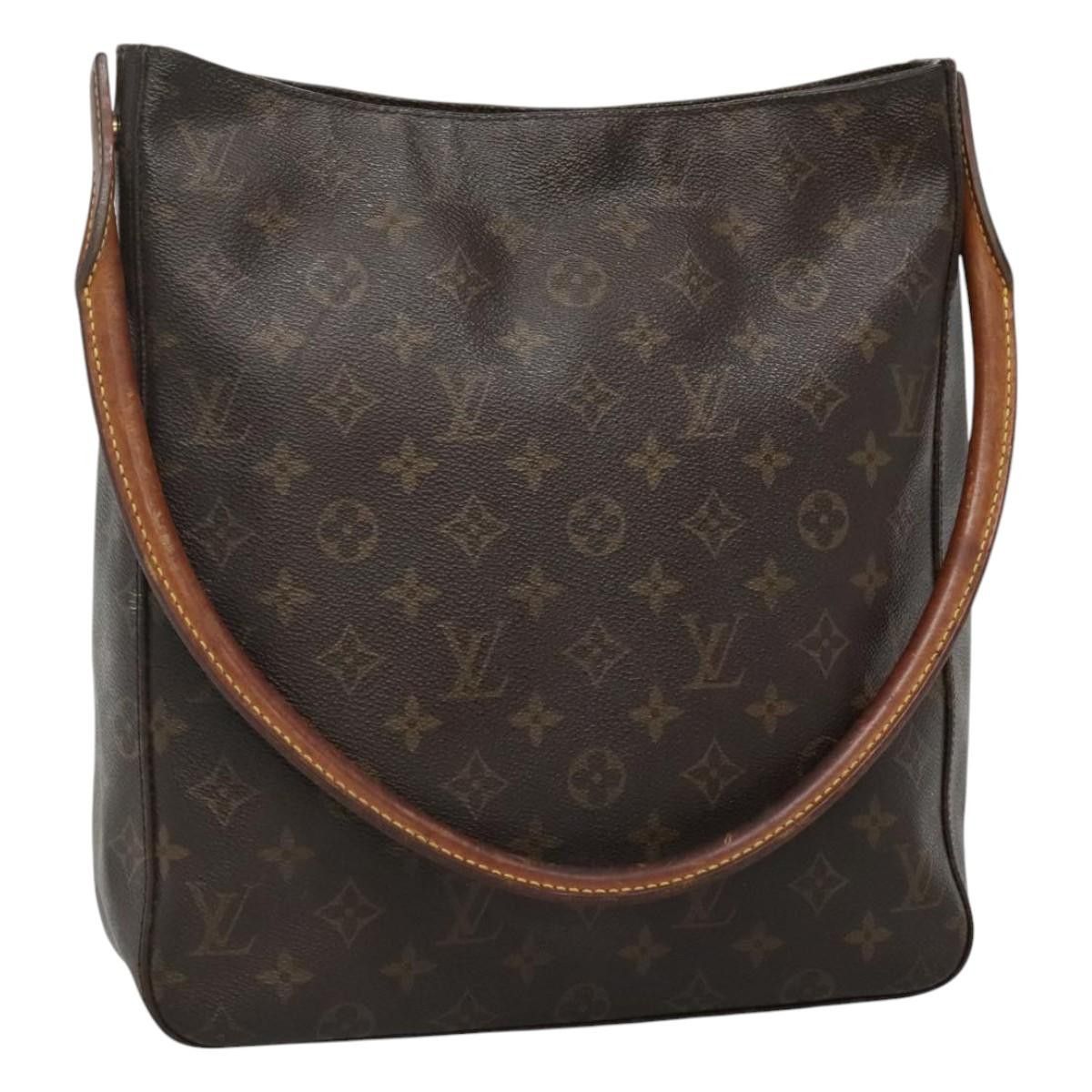 Louis Vuitton Looping Gm Brown Canvas Shoulder Bag (Pre-Owned), Women's