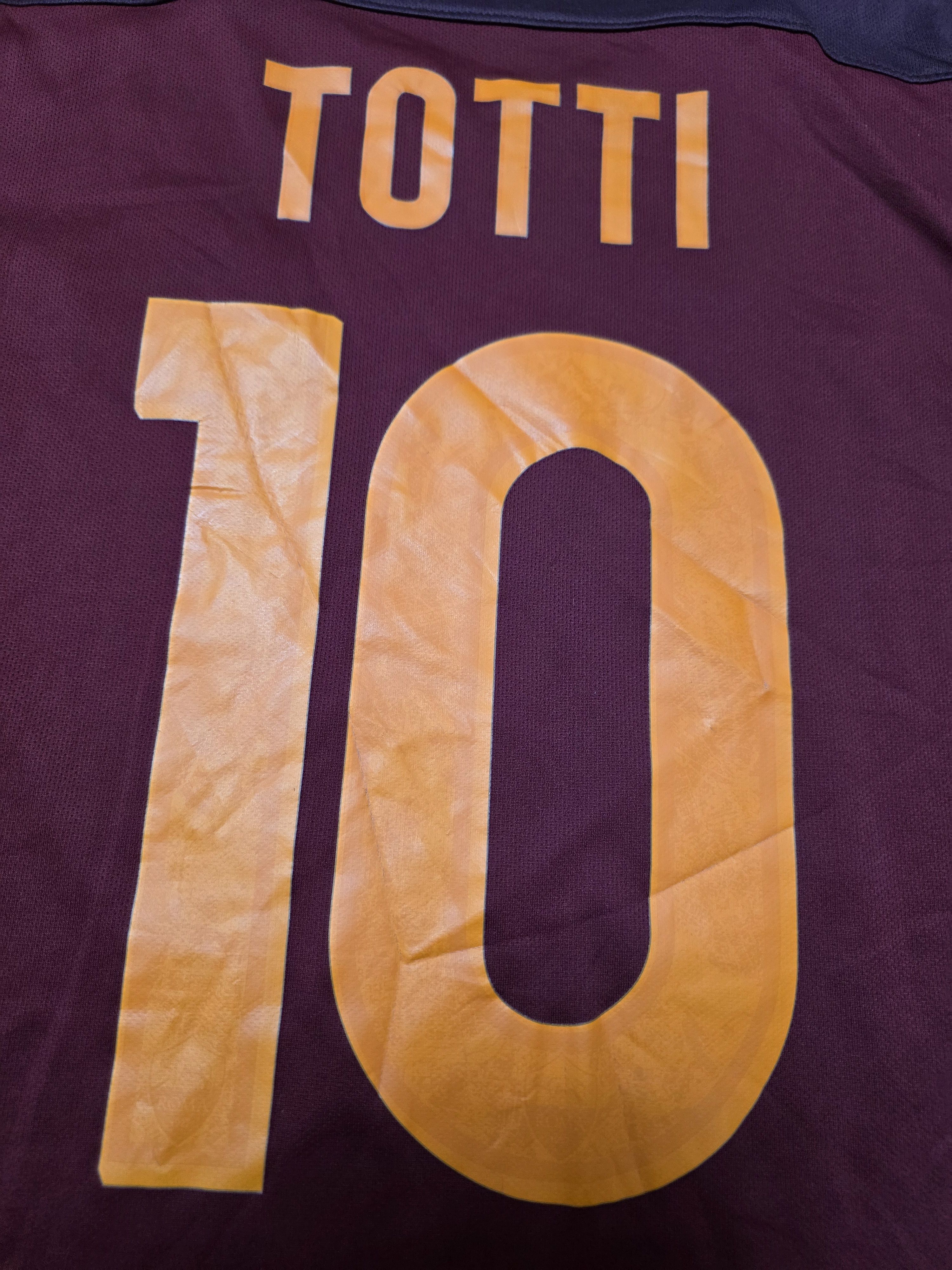 Nike AS ROMA 2015 2016 TOTTI HOME FOOTBALL SHIRT SOCCER JERSEY Size US M / EU 48-50 / 2 - 5 Thumbnail