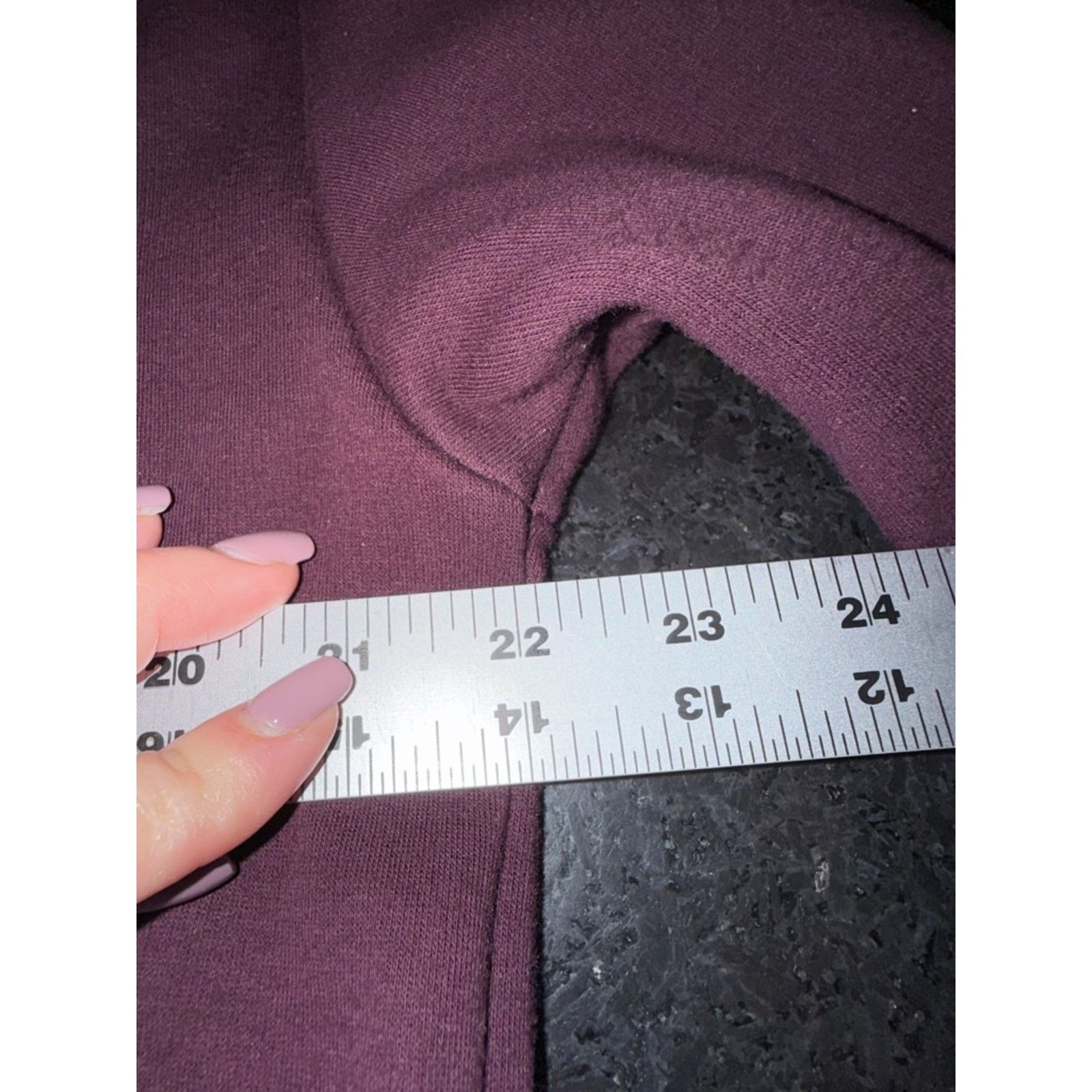 Athleta ATHLETA FOREVER FLEECE PLUM 1/4 ZIP COLLARED SWEATSHIRT SZ M Size M / US 6-8 / IT 42-44 - 9 Thumbnail