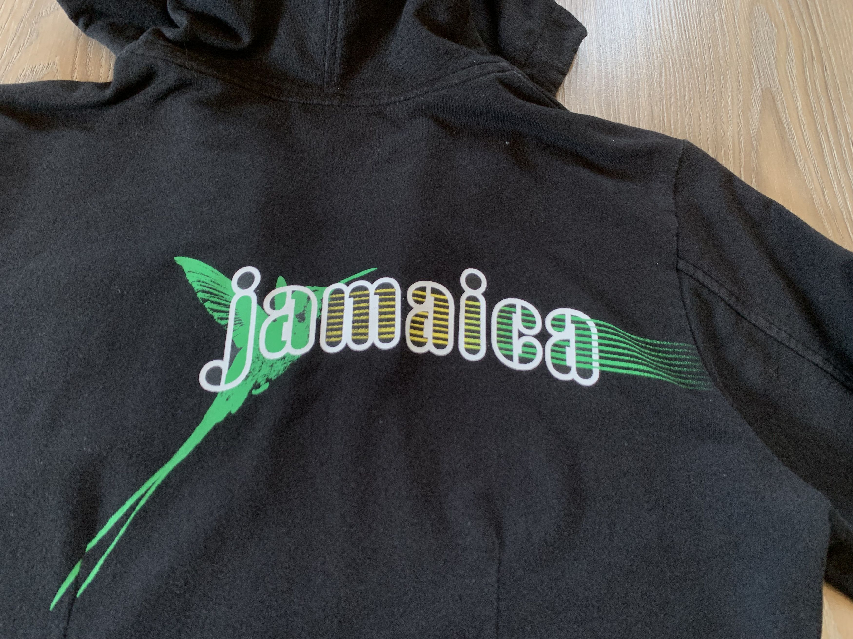Puma × Vintage Puma Jamaica Cotton Vintage Zip Hoodie Size L / US 10 / IT 46 - 4 Thumbnail