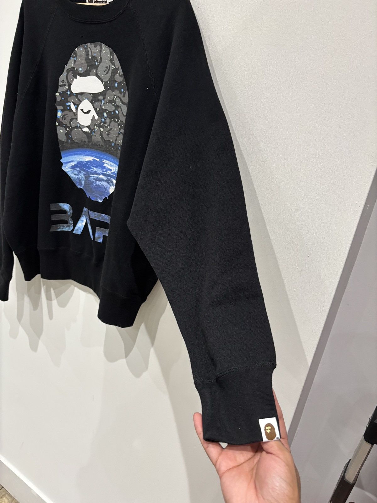 Bape Bape Space Camo Crewneck Black Size: S Size US S / EU 44-46 / 1 - 5 Thumbnail