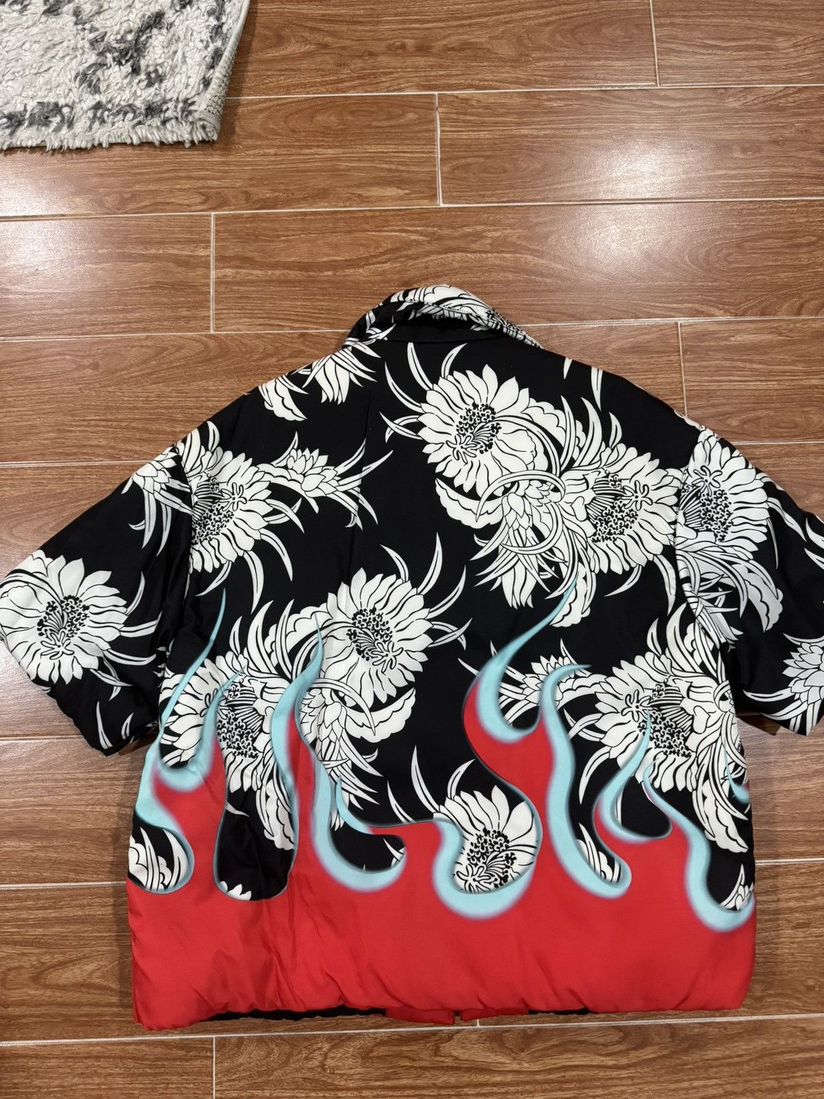 Prada Prada Puffer Jacket Floral Size US M / EU 48-50 / 2 - 2 Thumbnail