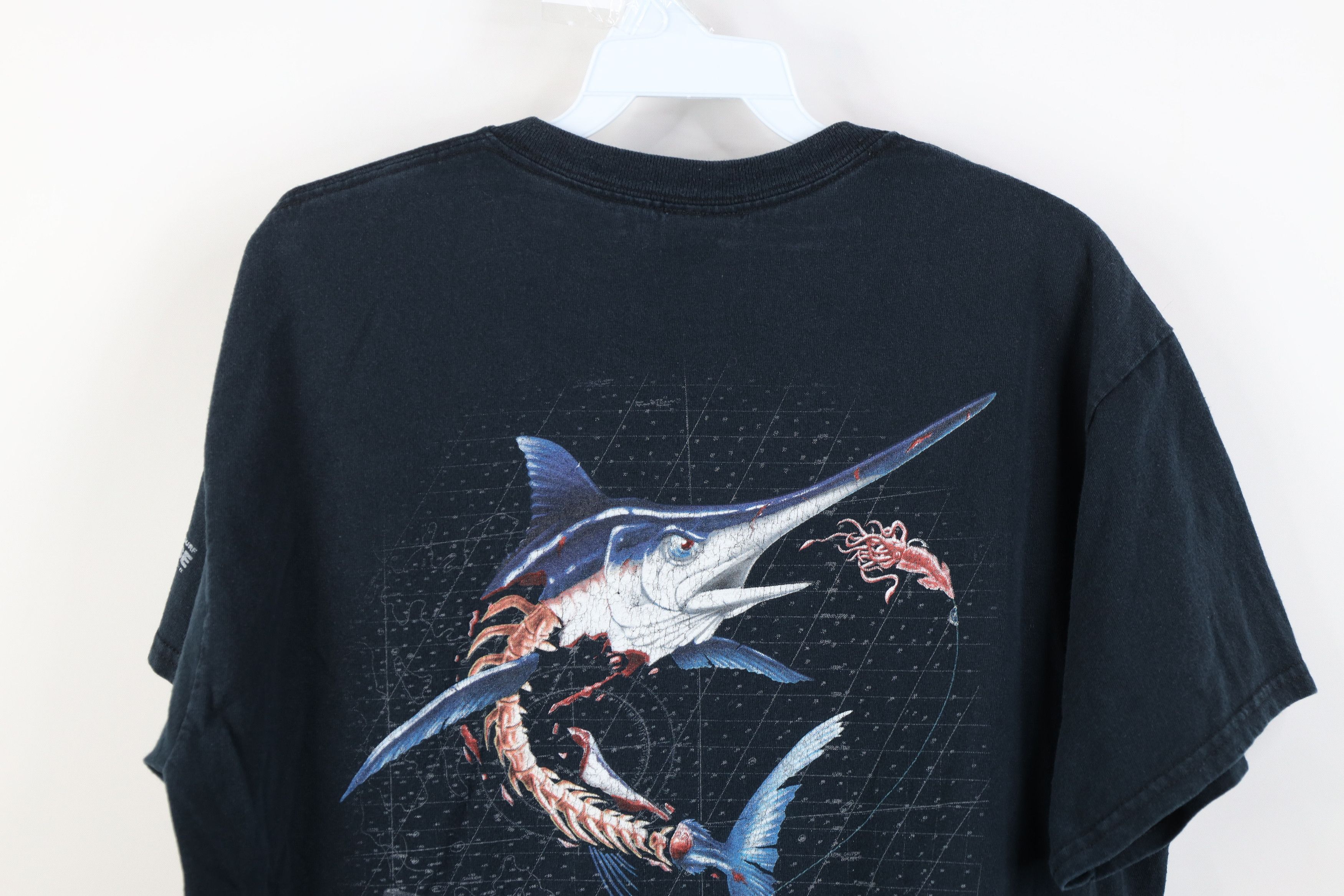 Vintage Vintage Y2K Streetwear Fish Skinz Marlin Fishing T-Shirt Size US L / EU 52-54 / 3 - 15 Thumbnail