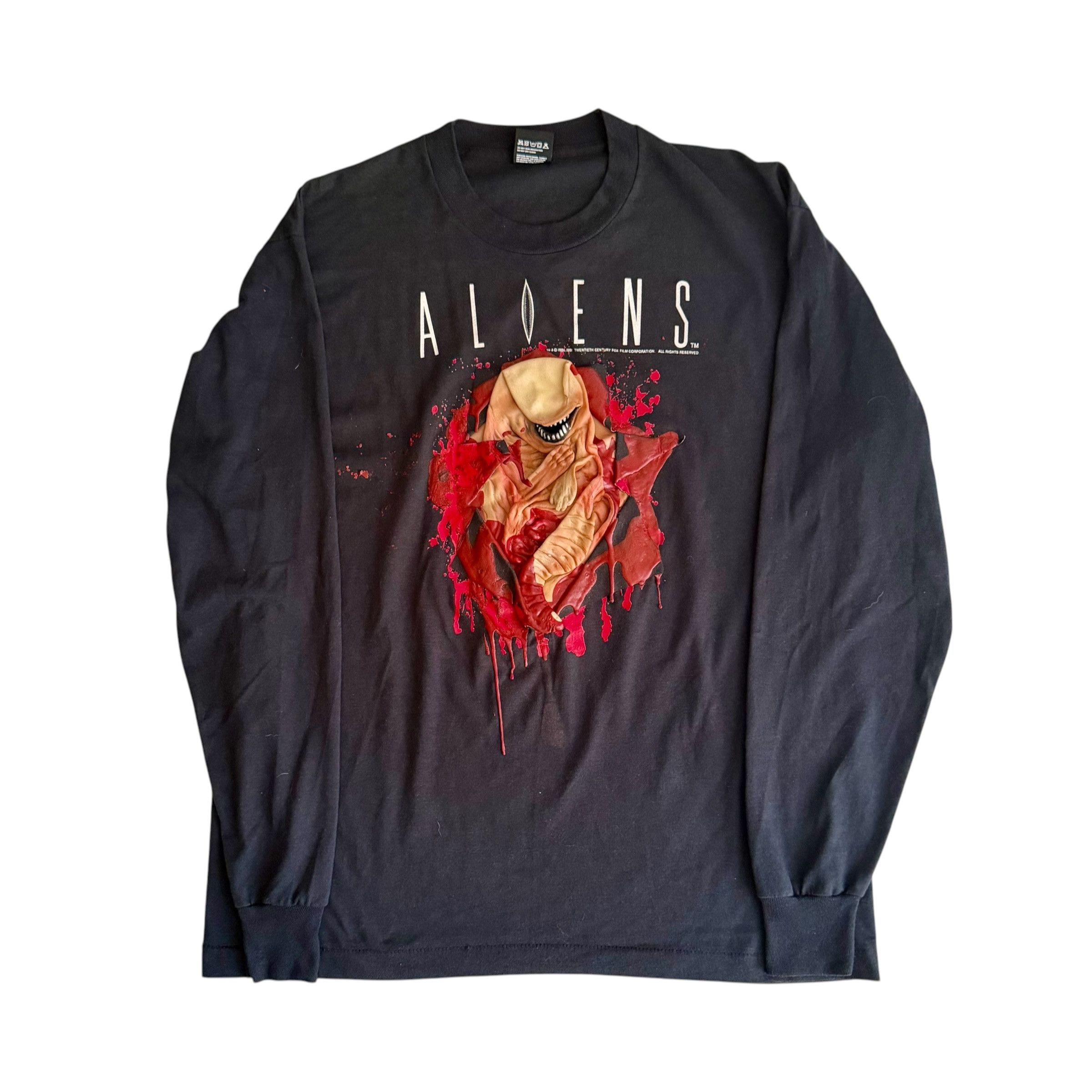 Other Vintage 1991 Aliens Longsleeve Size US XL / EU 56 / 4 - 1 Thumbnail