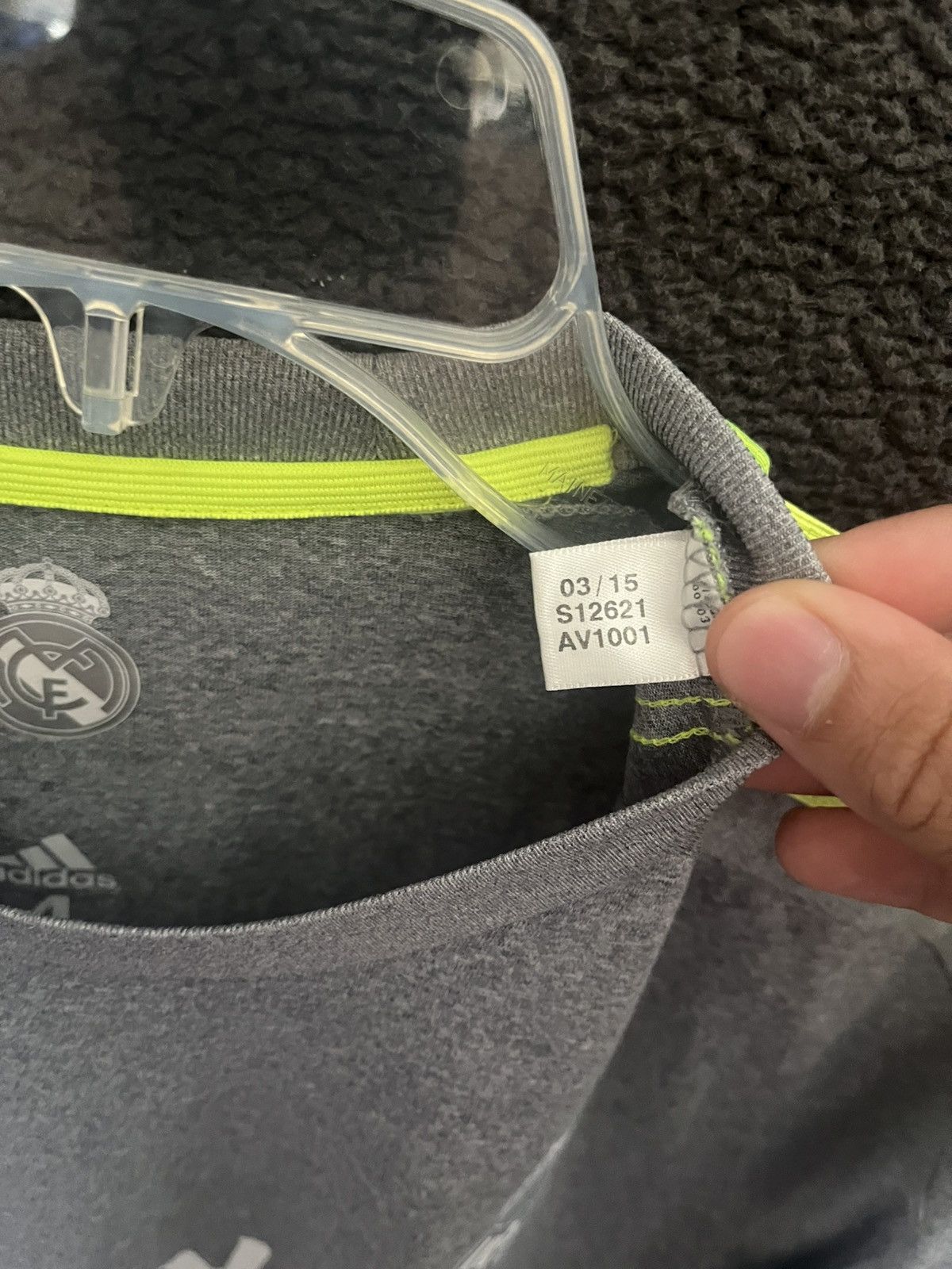 Adidas Match Issued Adidas Real Madrid CF 15/16 Isco Away Jersey Size US S / EU 44-46 / 1 - 3 Thumbnail