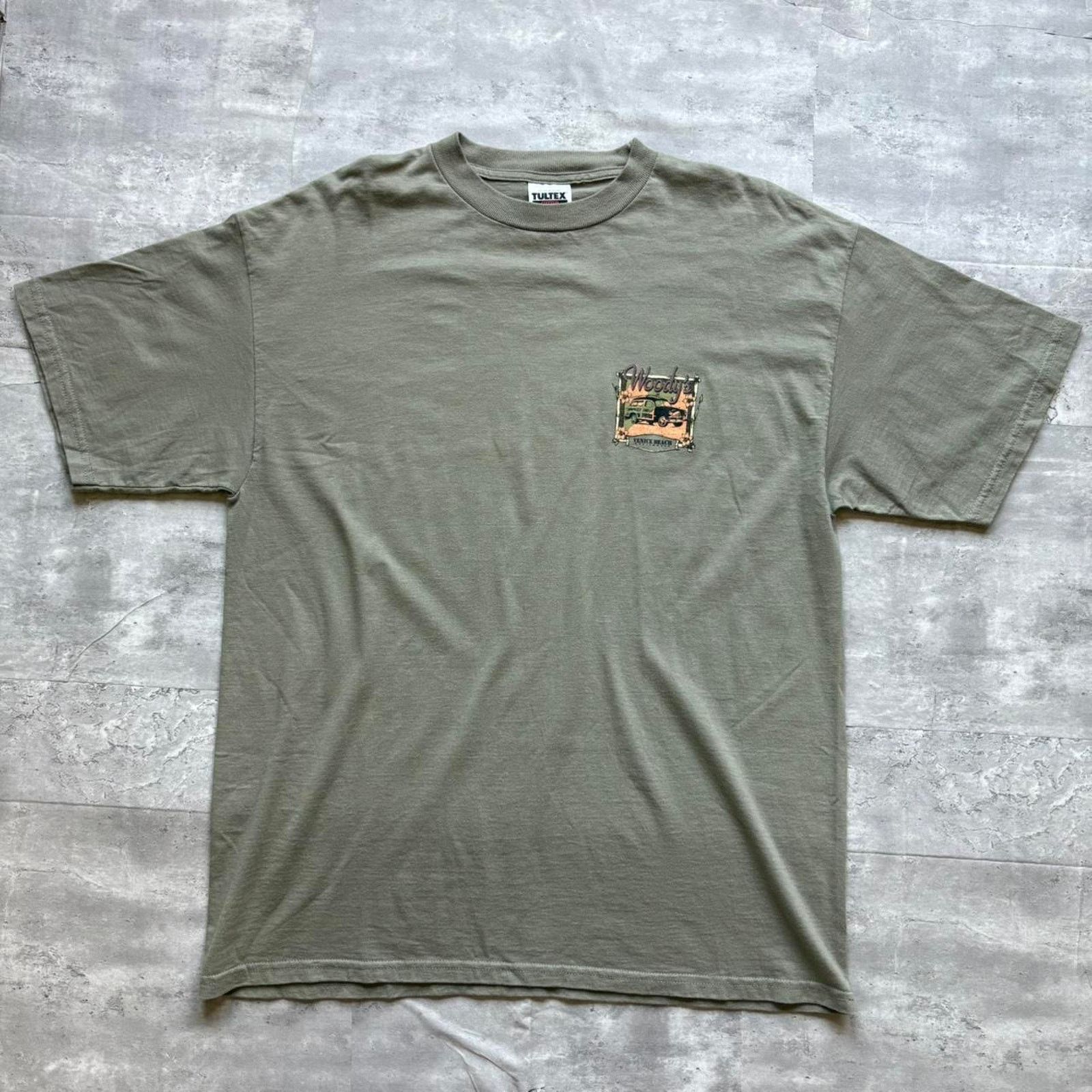 Tultex Vintage 1990s woodys travel t shirt Size US XL / EU 56 / 4 - 2 Thumbnail
