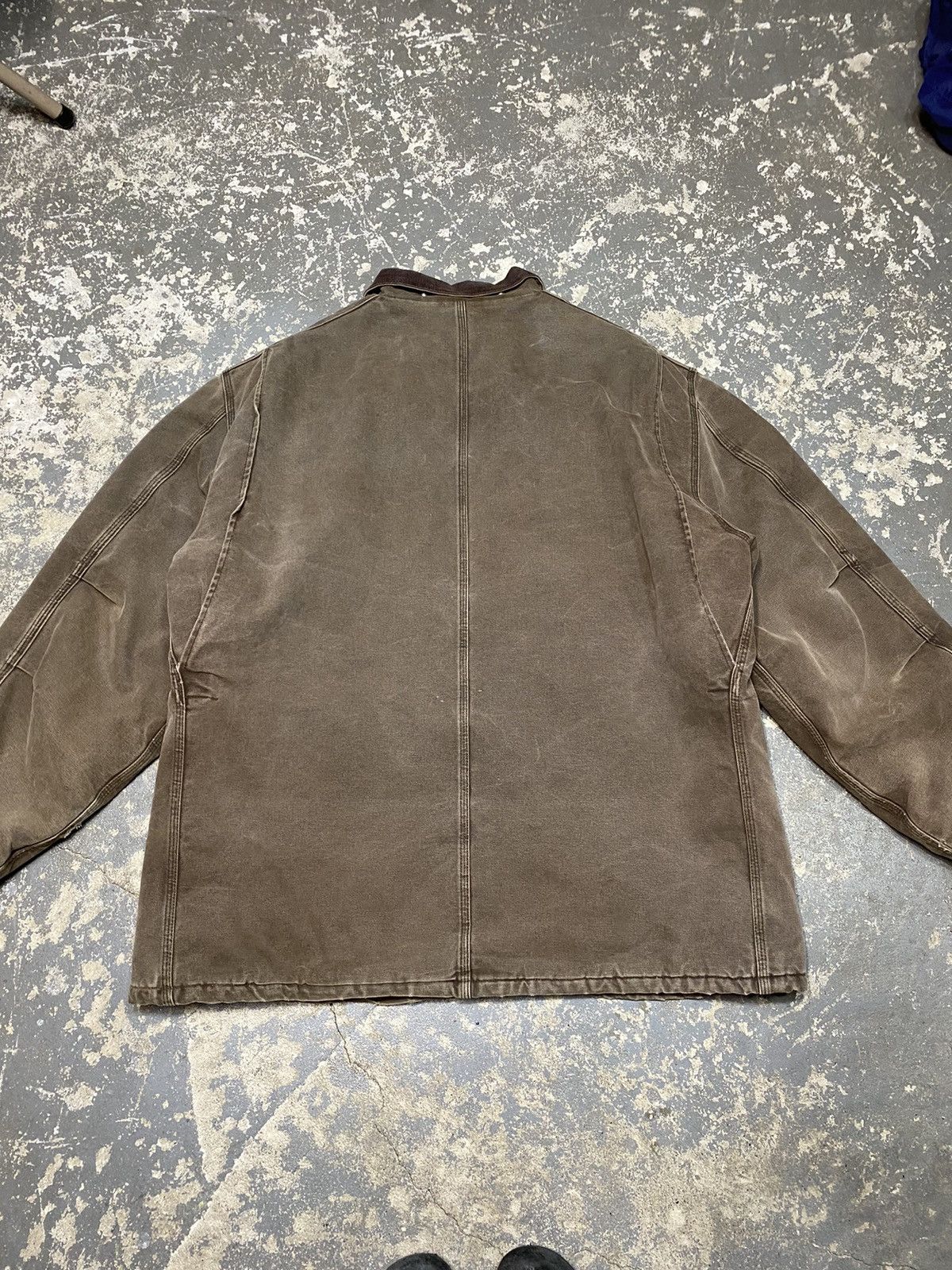 Carhartt × Vintage Vintage Carhartt Arctic Faded Brown Insulated Work Jacket Size US XL / EU 56 / 4 - 12 Thumbnail