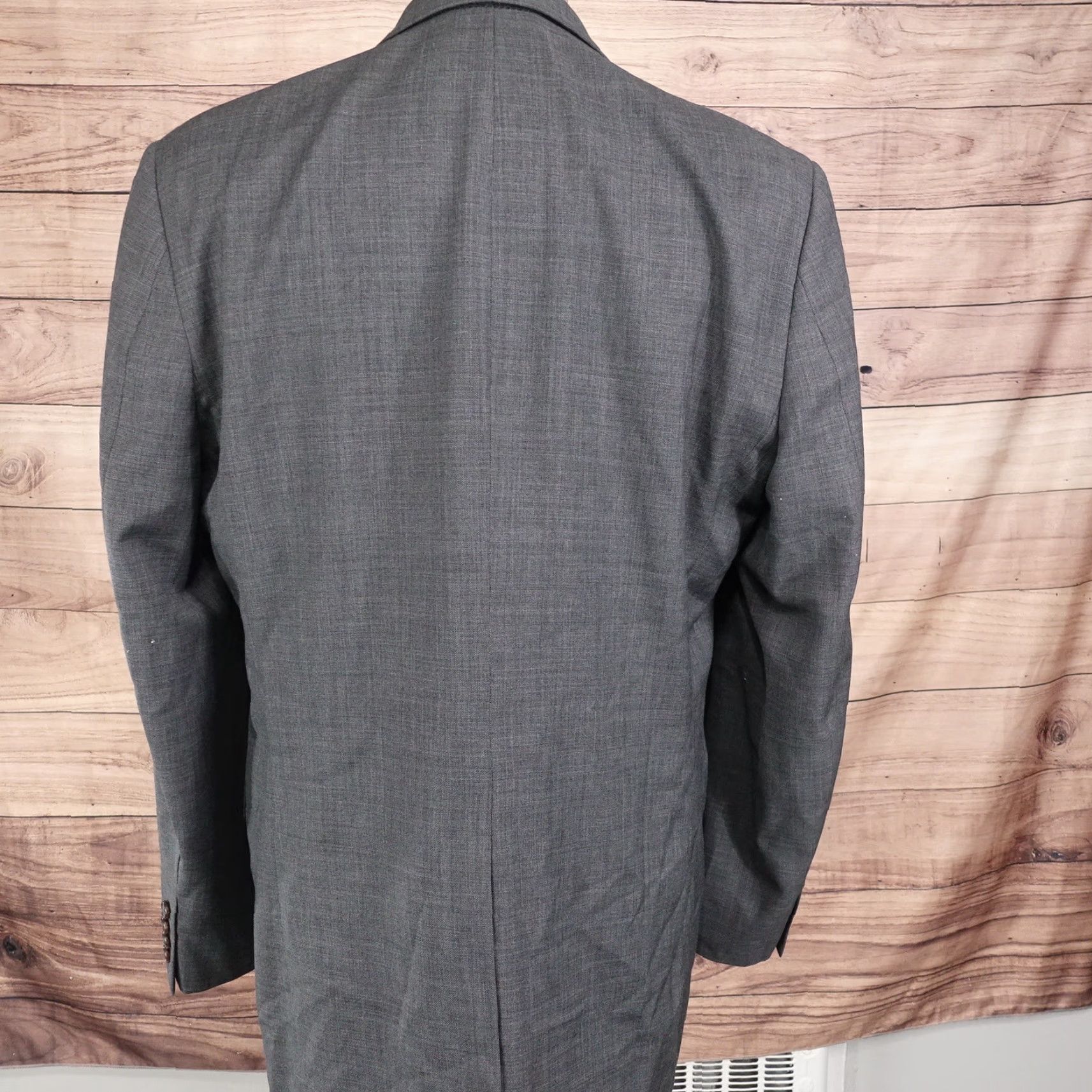 Ralph Lauren Lauren Ralph Lauren Suit Jacket Men's Size 42 Gray Wool Blazer 2 Button Business Casual Size 42R - 4 Thumbnail