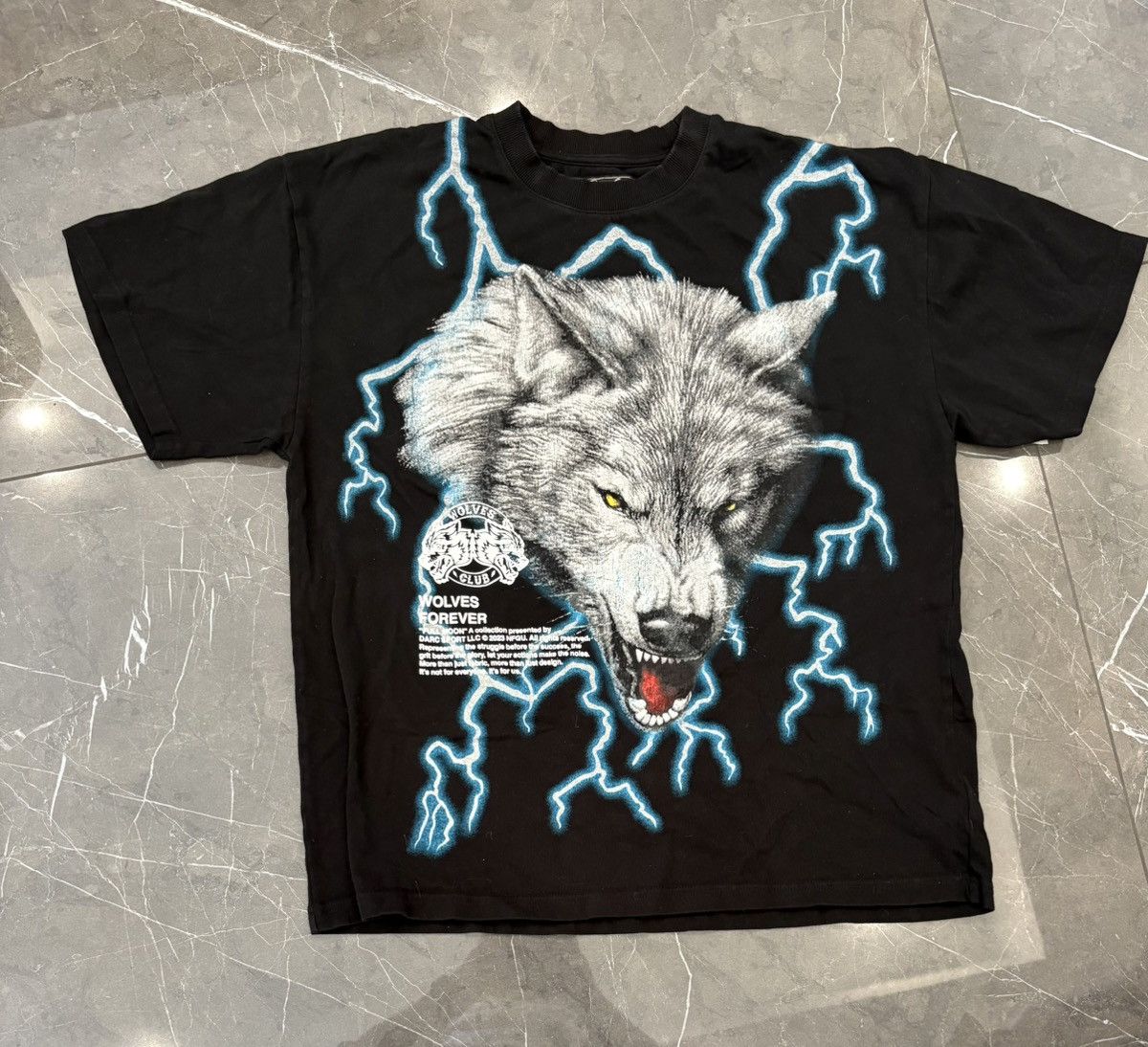 Mens Darc Sport Wolves Club Lightening T Shirt 203/1000