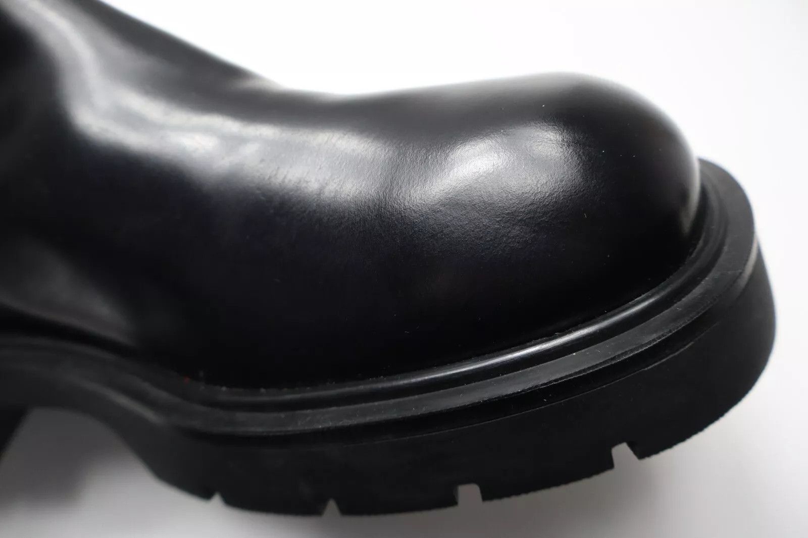 Sandro SANDRO Men EU 44/UK 9.5 Leather Square Toe Rubber Side Ankle Size US 11 / EU 44 - 9 Thumbnail