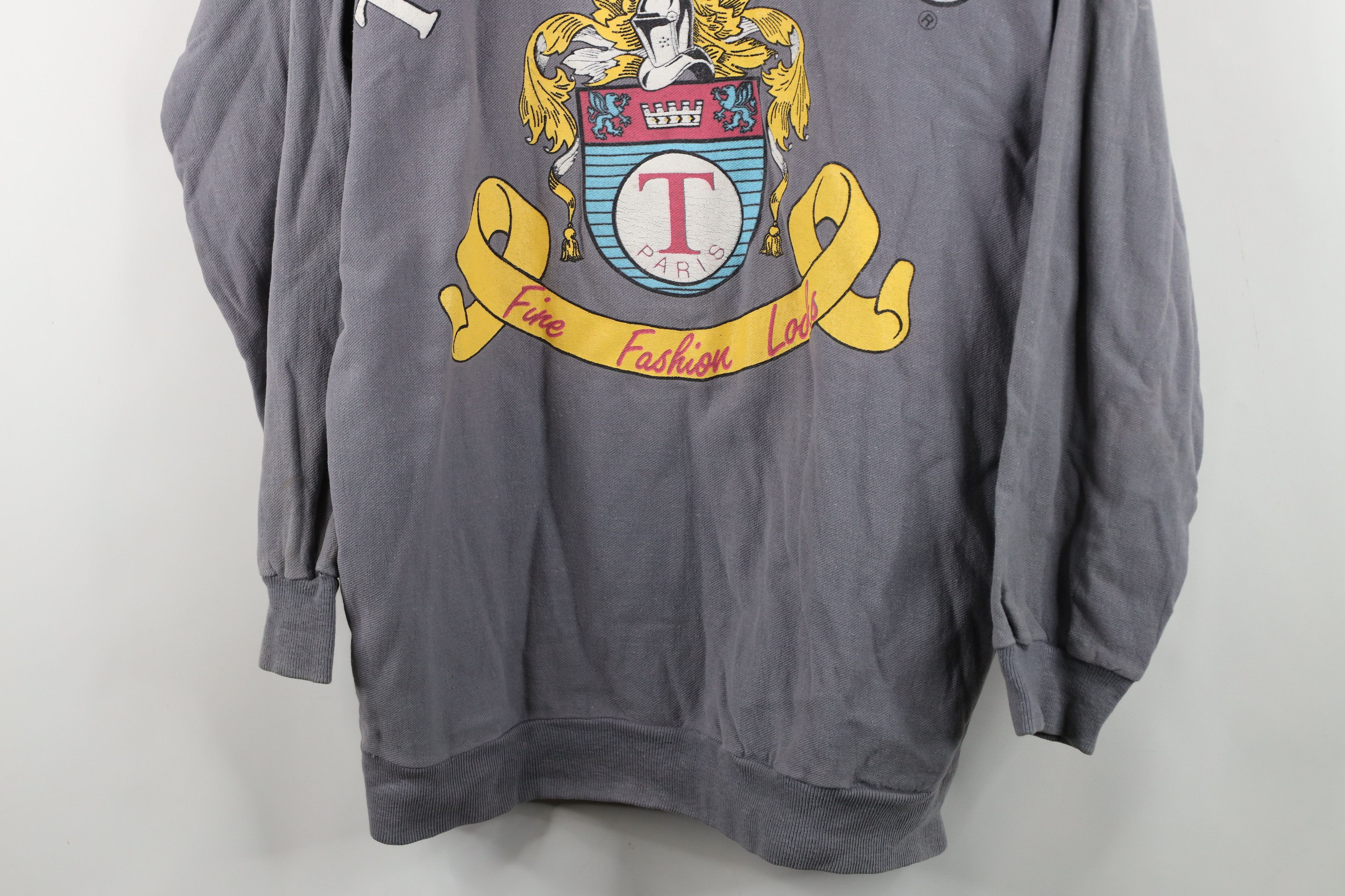 Vintage Vintage 90s Streetwear Paris Eiffel Tower Sweatshirt USA Size US S / EU 44-46 / 1 - 3 Thumbnail