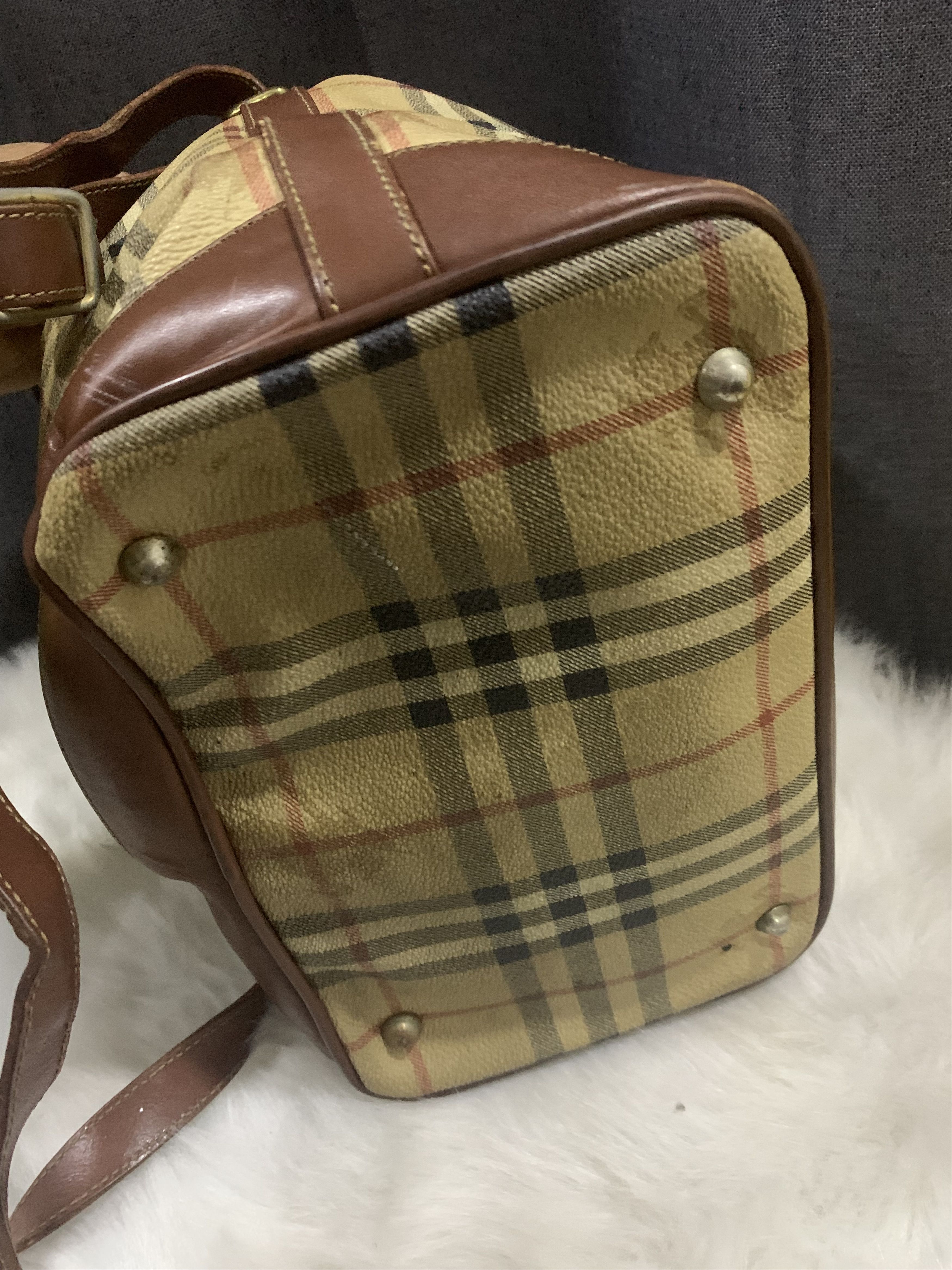Burberry VINTAGE!! Bucket Bag Burberry Novacheck Size ONE SIZE - 7 Thumbnail