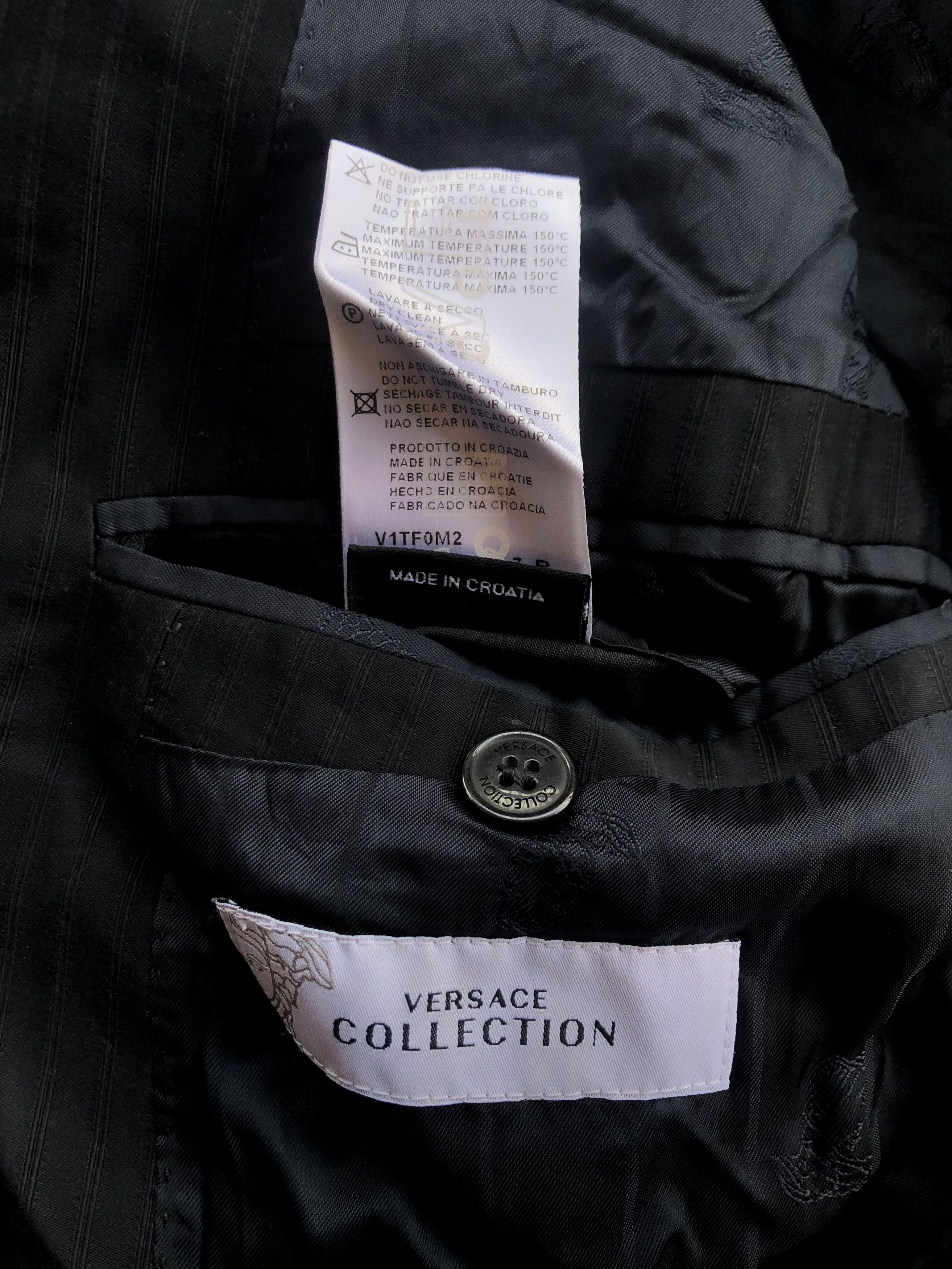 Versace VERSACE Collection Blazer Coat Luxury Designer Italy Size 46S - 7 Thumbnail