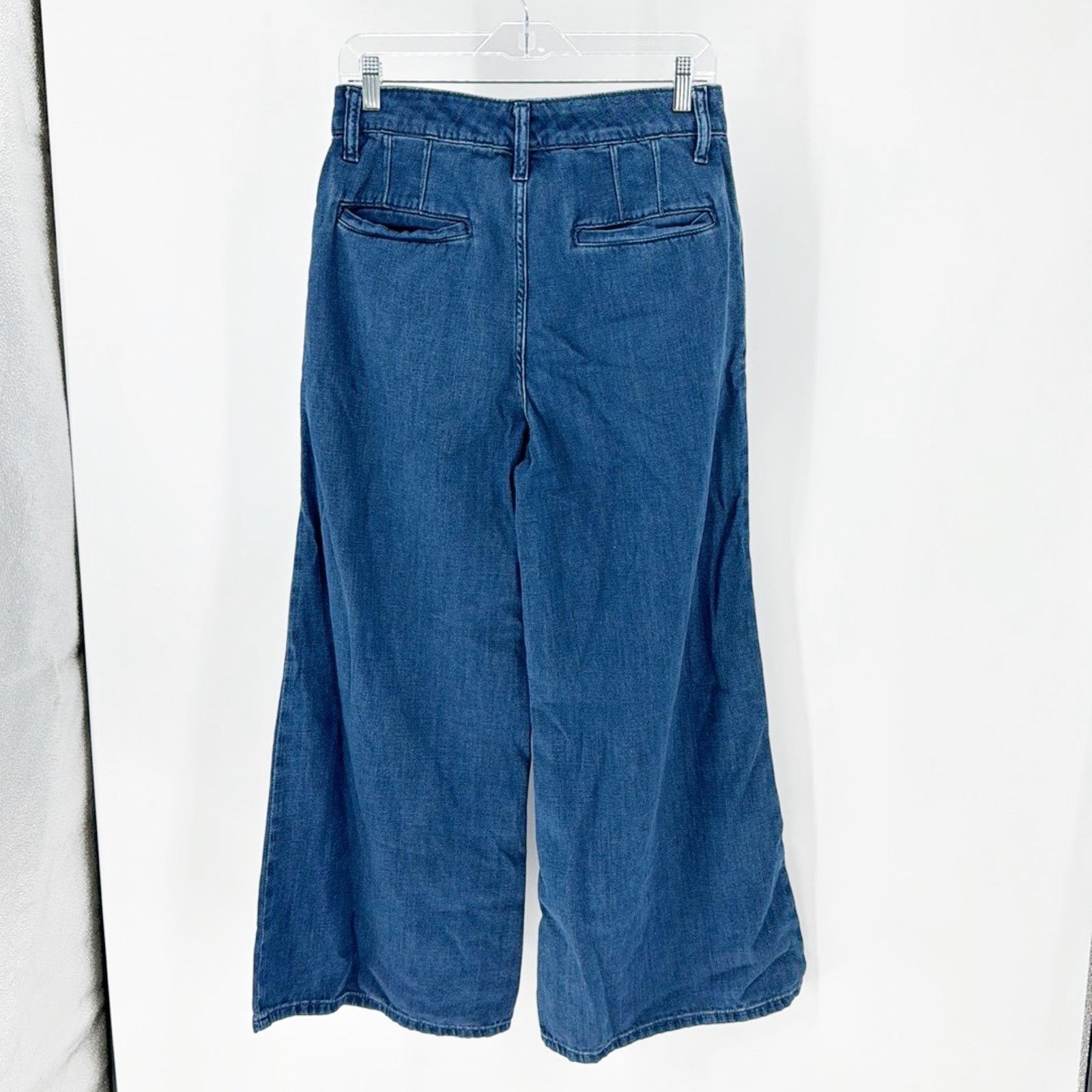 Banana Republic Banana Republic ULTRA HIGH-RISE WIDE-LEG TROUSER JEAN Size 30" / US 8 / IT 44 - 3 Thumbnail
