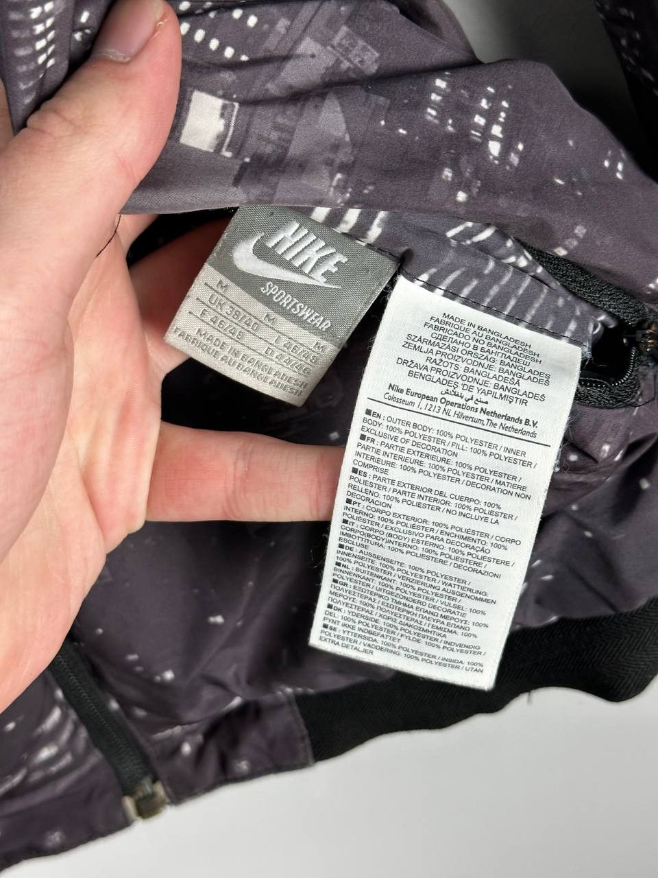 Nike Rare Nike Printed Drill Jacket Streetwear Size US M / EU 48-50 / 2 - 12 Thumbnail