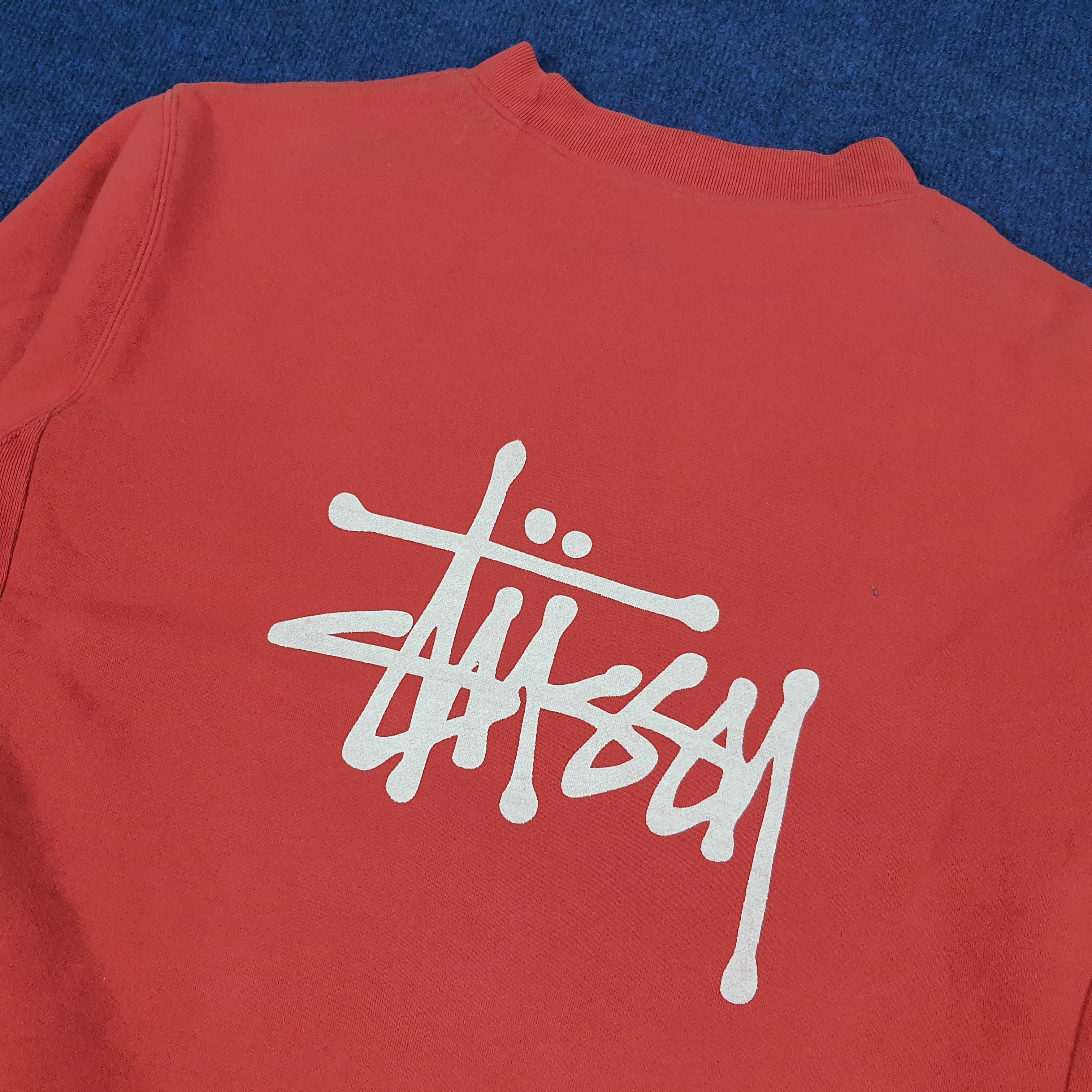 Stussy × Vintage Vintage Stussy Streetwear Varsity Jacket Size US L / EU 52-54 / 3 - 2 Thumbnail