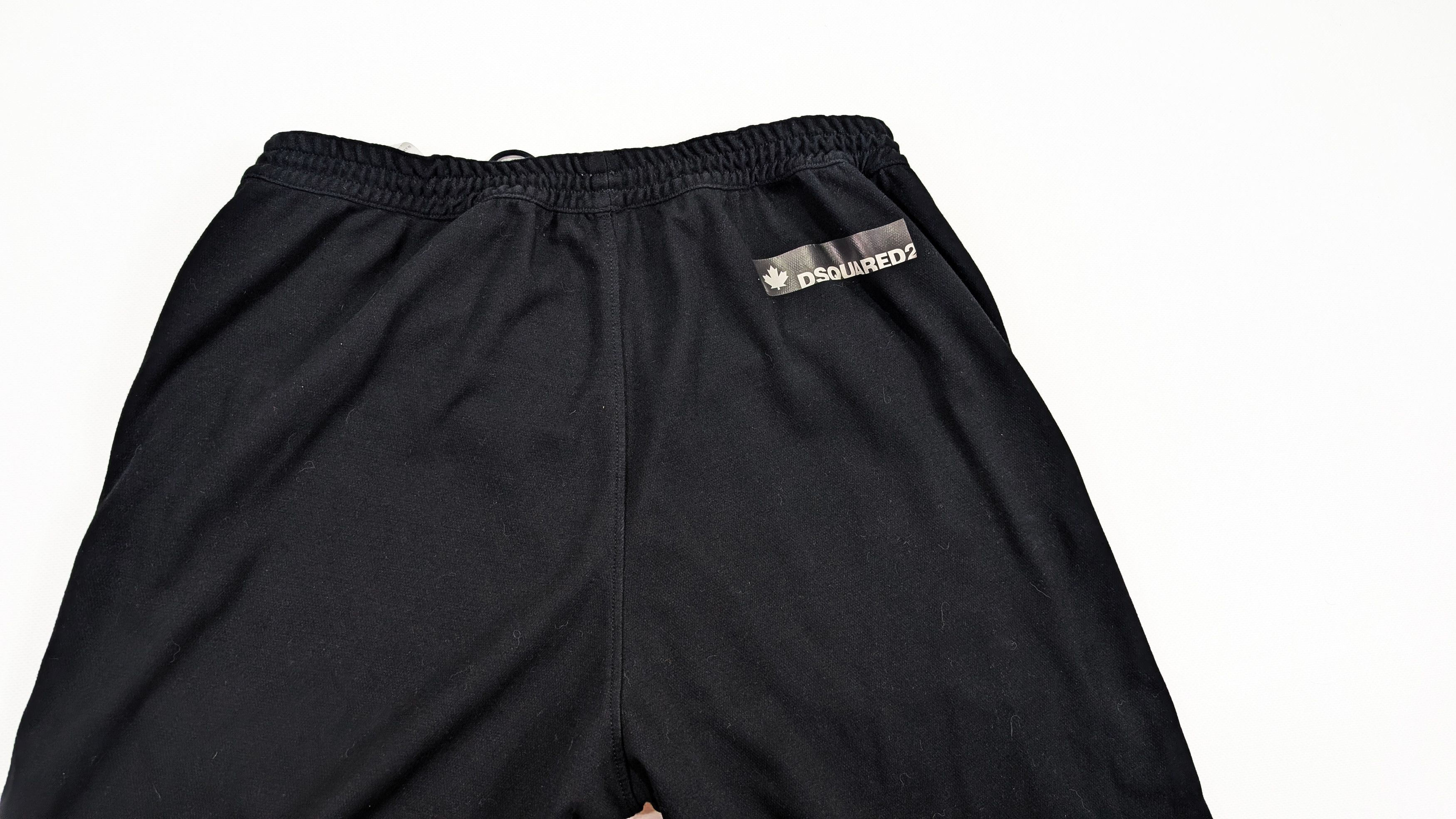 Dsquared2 Dsquared2 Black Stretch Cotton Zipper Ankle Sweatpants Size US 34 / EU 50 - 6 Thumbnail