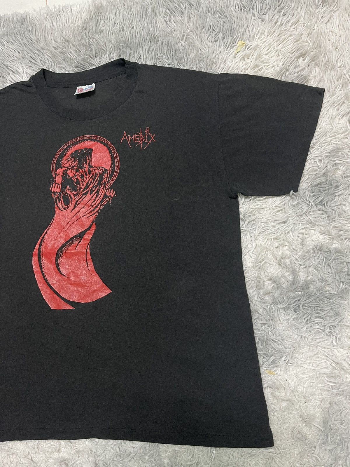 Band Tees VERY RARE 90s AMEBIX CRUST PUNK TRUE VINTAGE TSHIRT Size US L / EU 52-54 / 3 - 4 Thumbnail