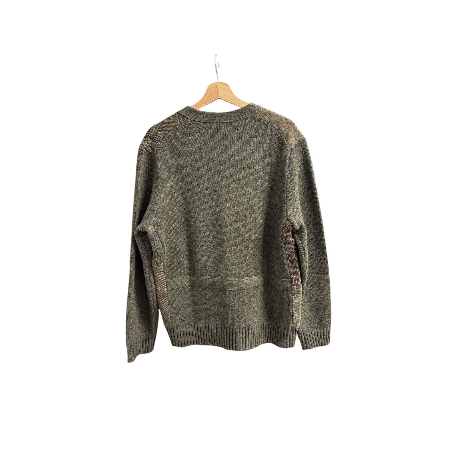 Polo Ralph Lauren Polo Ralph Lauren Patchwork V-Neck Cardigan Size Small Size US S / EU 44-46 / 1 - 2 Thumbnail