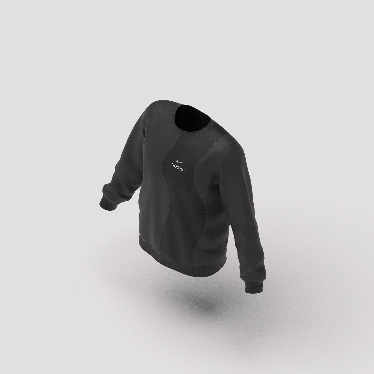 NOCTA × Nike Nike Nocta DEFECTIVE GARMENTS CREWNECK Large Size US L / EU 52-54 / 3 - 1 Thumbnail