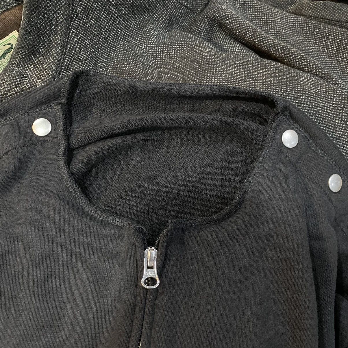 CABANE de ZUCCa × Issey Miyake × Zucca Zucca Batwing Zip-Up Sweatshirt / Cape-Sleeve Cardigan Size US M / EU 48-50 / 2 - 12 Thumbnail